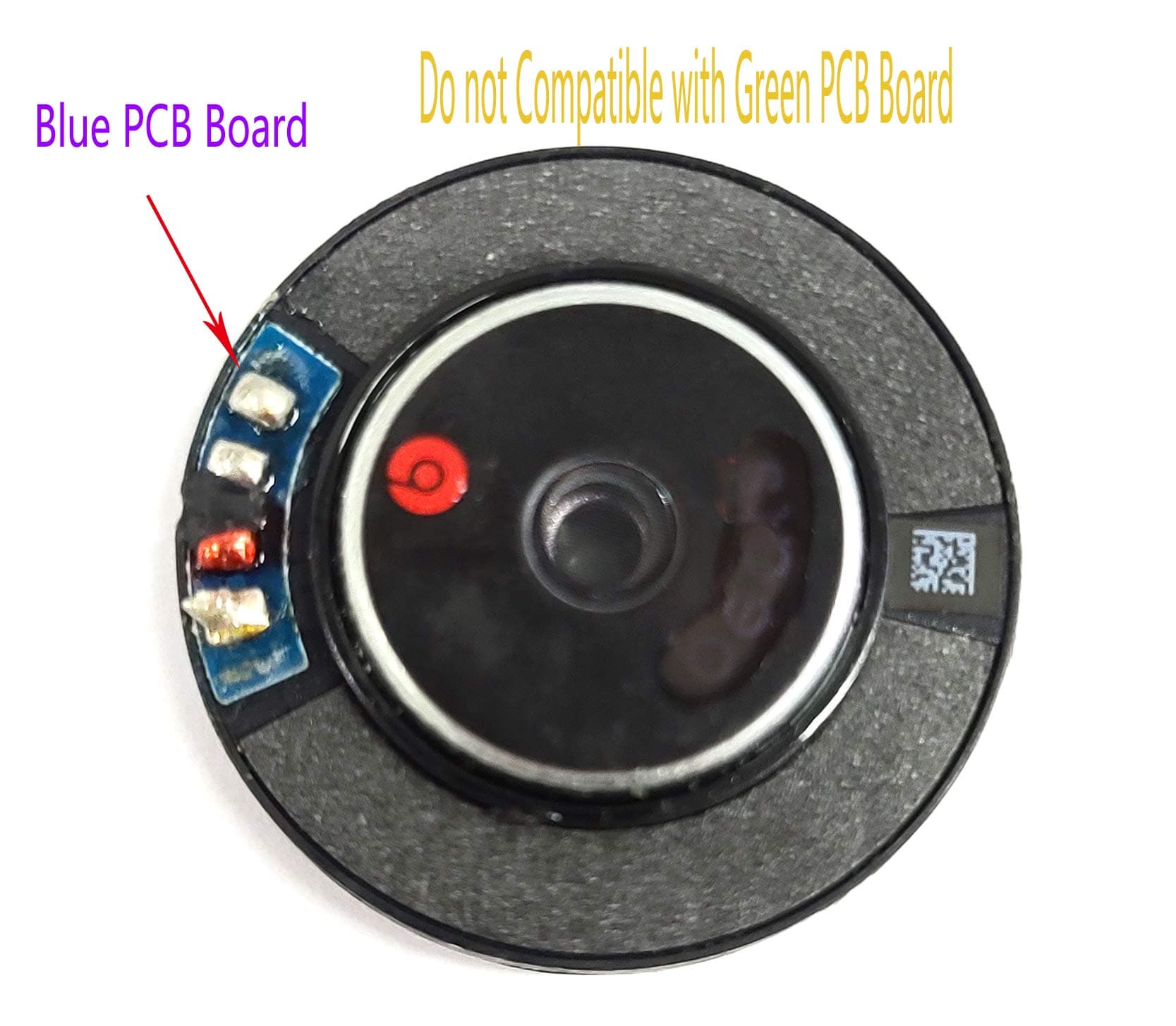 Replacement 40mm Headphones Speaker Replacement Repair Parts for Beats by Dr. Dre Solo 3 3.0 2 2.0 (Wireless Only) (Solo 2/3 Wireless) 3