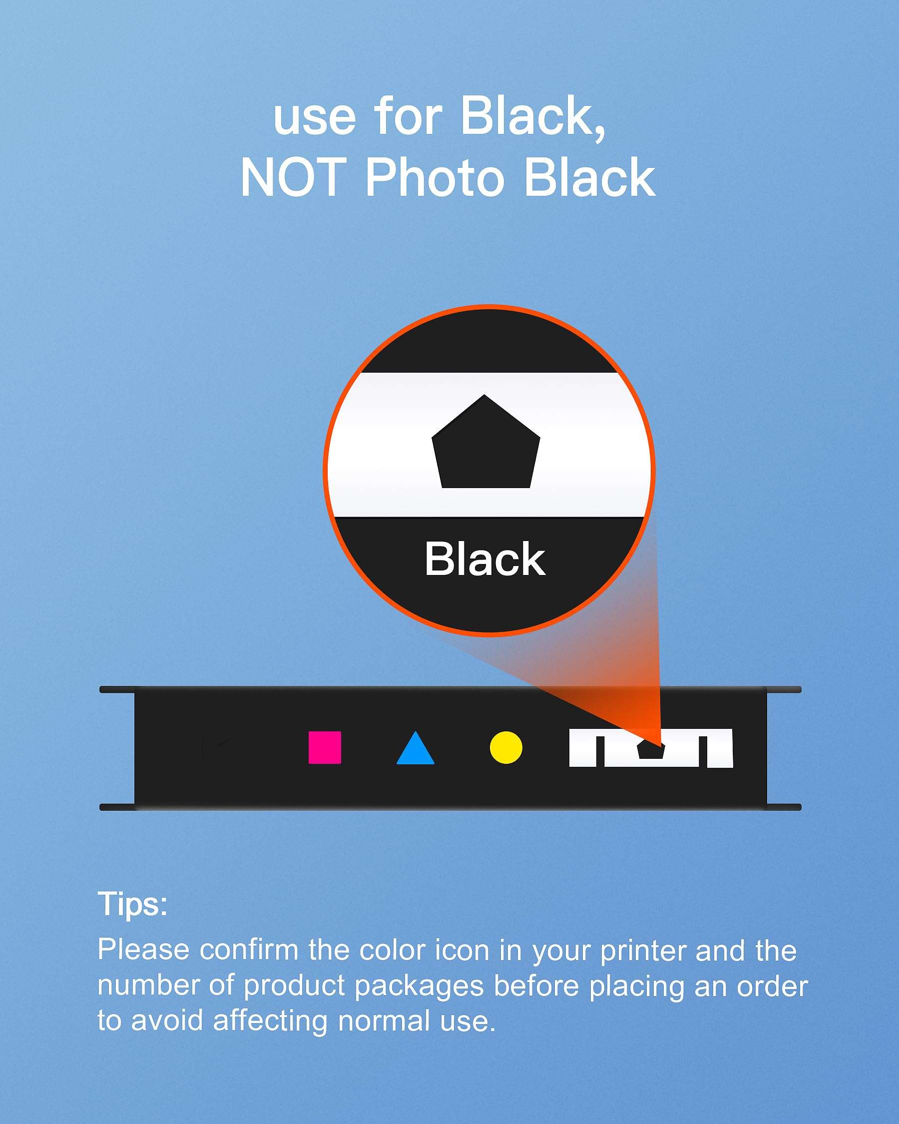 GPC Image Compatible Ink Cartridge Replacement for HP 564XL 564 XL Ink Cartridge Compatible with DeskJet 3520 3522 Officejet 4620 Photosmart 5520 6510 7520 7525 Printer (4 Pack, Black) 4