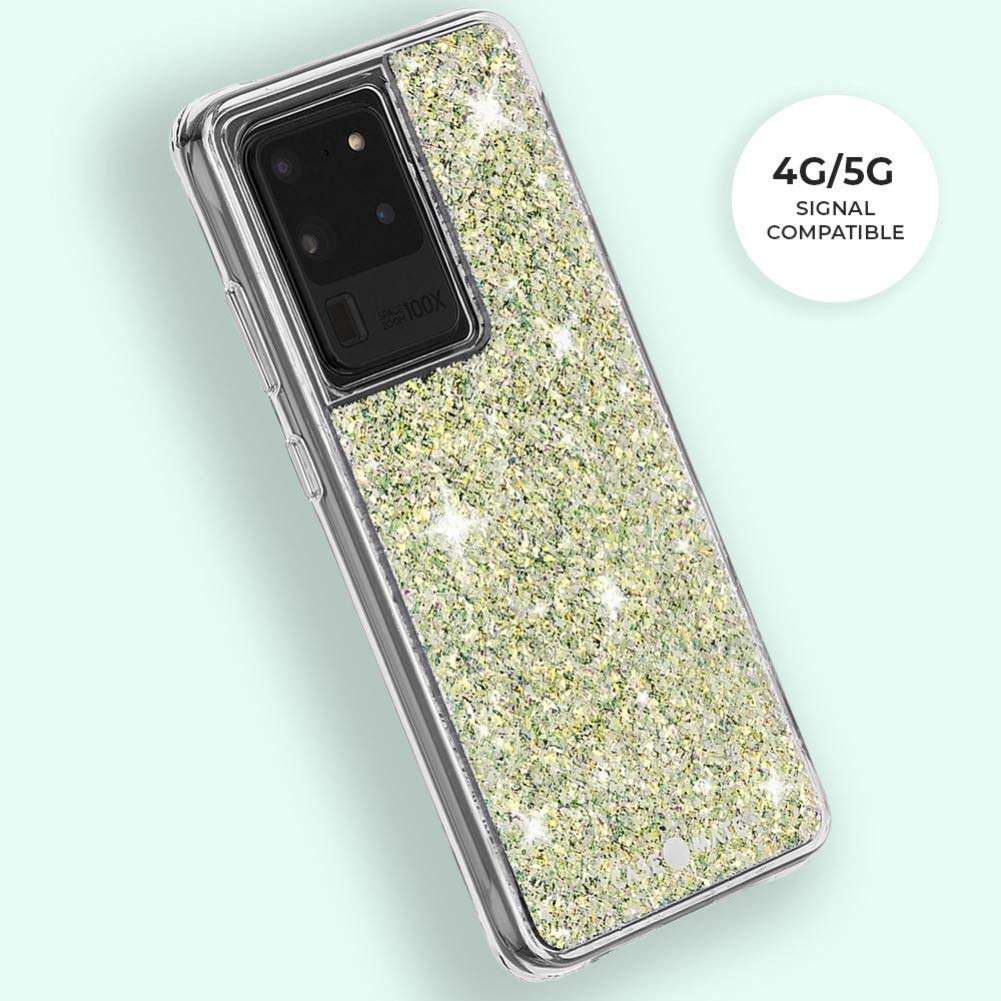 Case-Mate - TWINKLE - Case for Samsung Galaxy S20 Ultra - 5G Compatible - Reflective Iridescent Glitter Foil - 6.9 inch - Stardust 5