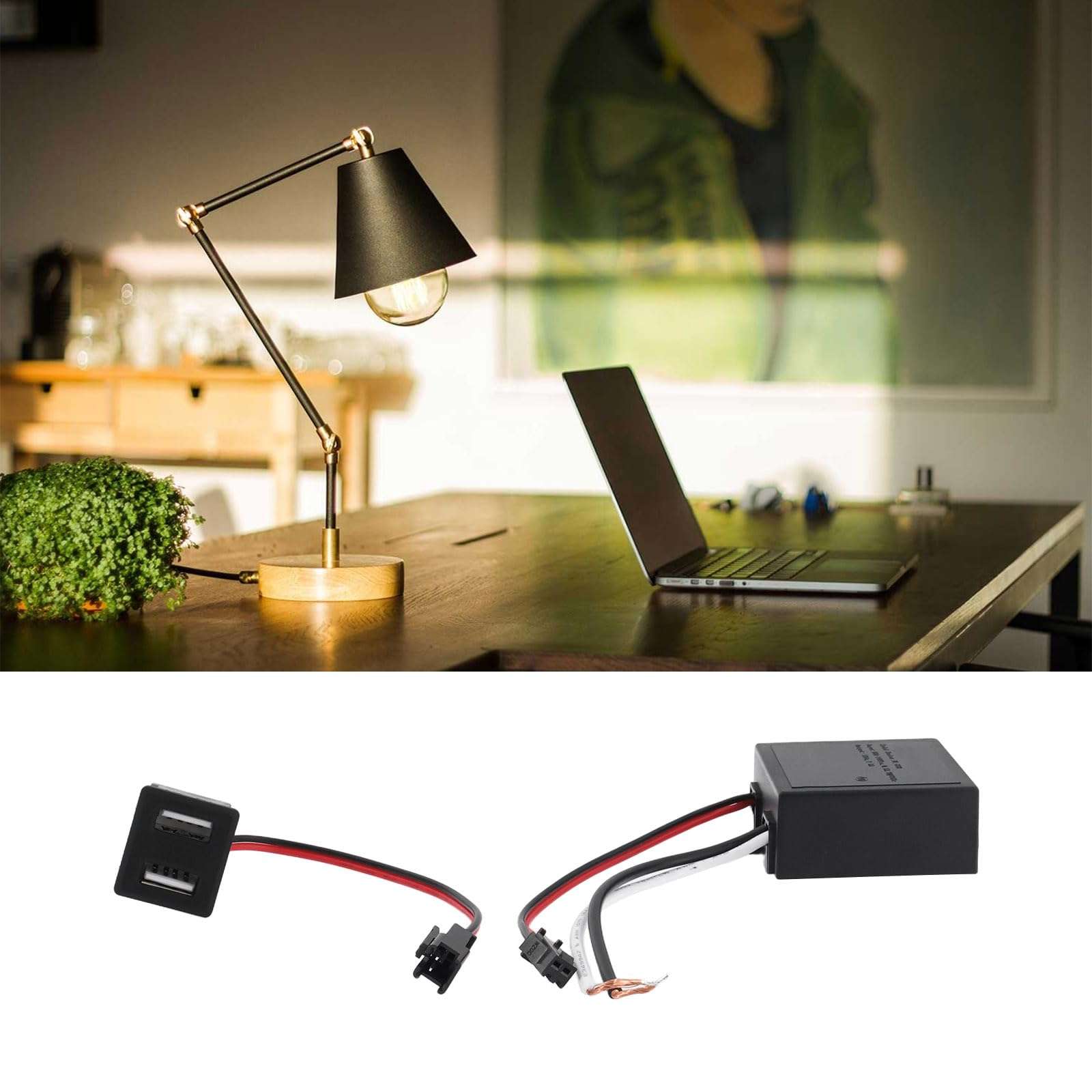 Create idea 100-240V to 5V Lighting USB Power Supply Adapter Converter 2.1A Max Output Embedded Connector 3