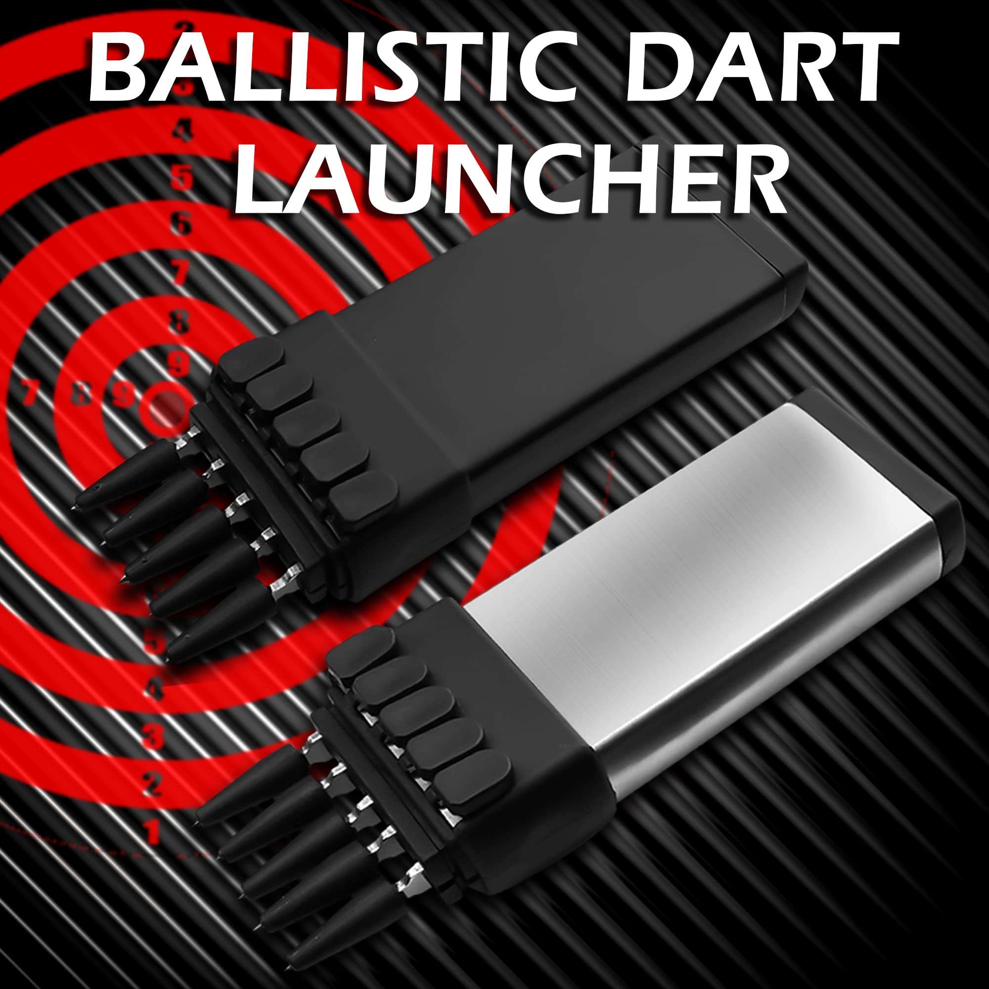 MADSABRE Ballistic Dart Launcher, Metal Darts Accurate Shooting for Hunting Camping Shooting Self-Defense and Survival, Adult Toy (White) 3