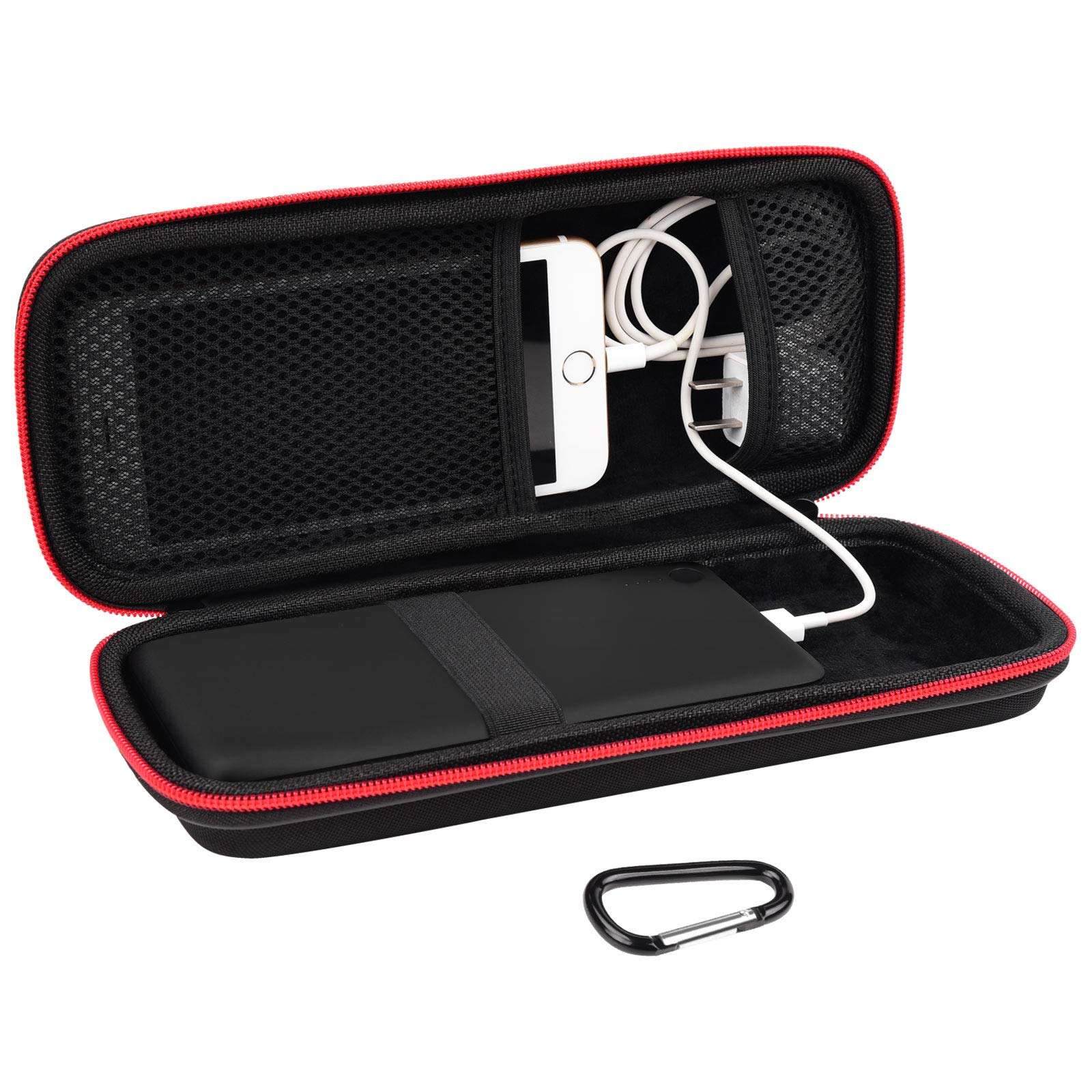 Hard Travel Case Fit for RAVPower 26800/20100/20000mAh, Anker Power Core 26800mAh/PowerCore +26800mAh, Dulla M50000 Power Bank 12000mAh, ROMOSS 30000mAh, Lab599 Tx500 Radio by SKYNEW (Large Black) 1