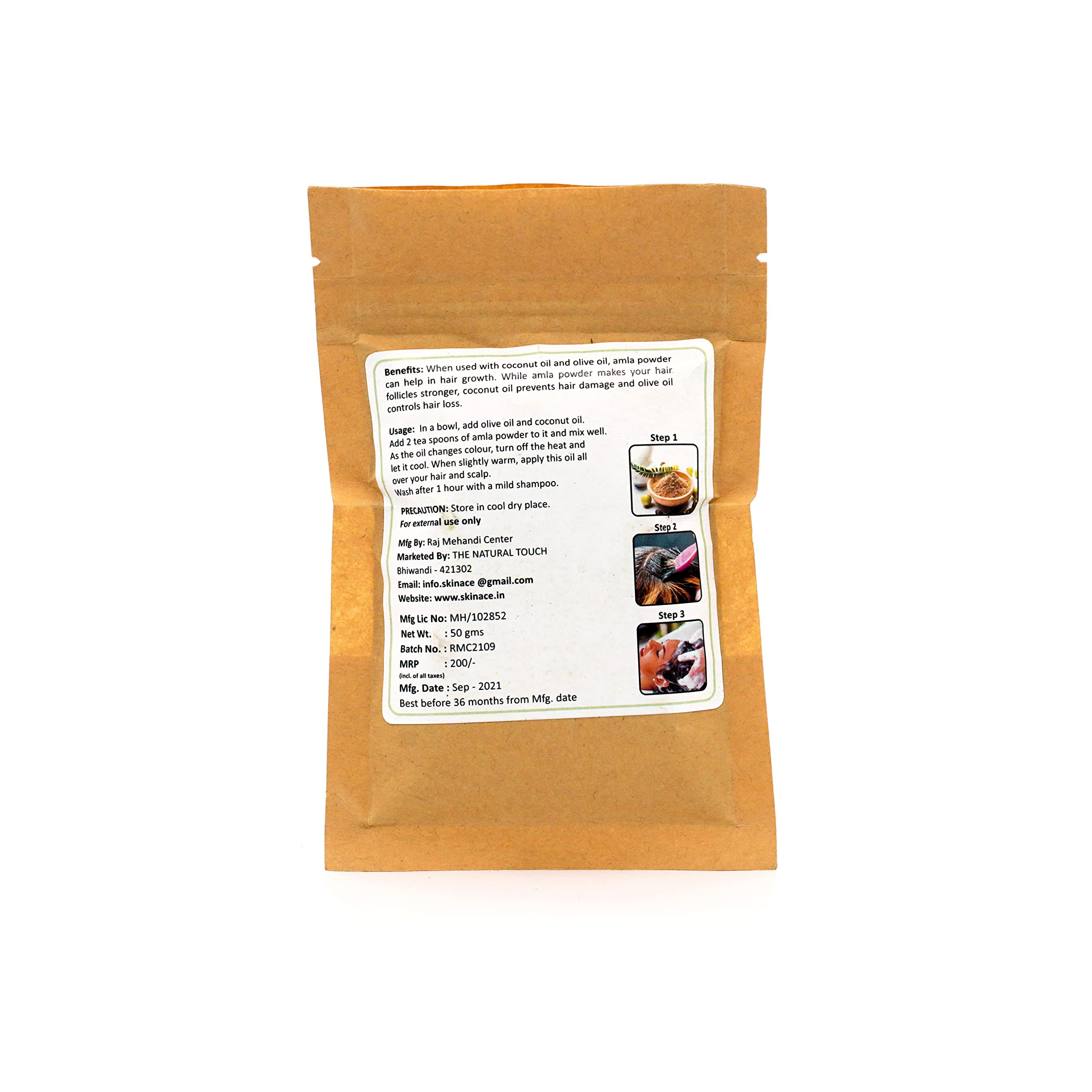 SKINACE Natural Amla Powder (40g) 4