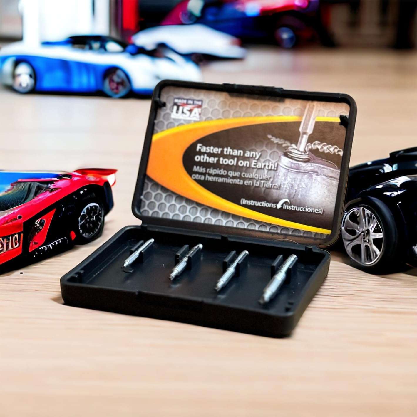 Alden 4507P Grabit Micro Broken Bolt Extractor 4 Piece Kit - Small Bolt and Screw Remover - Ideal for PC and Mac Repair - Made in The USA 5