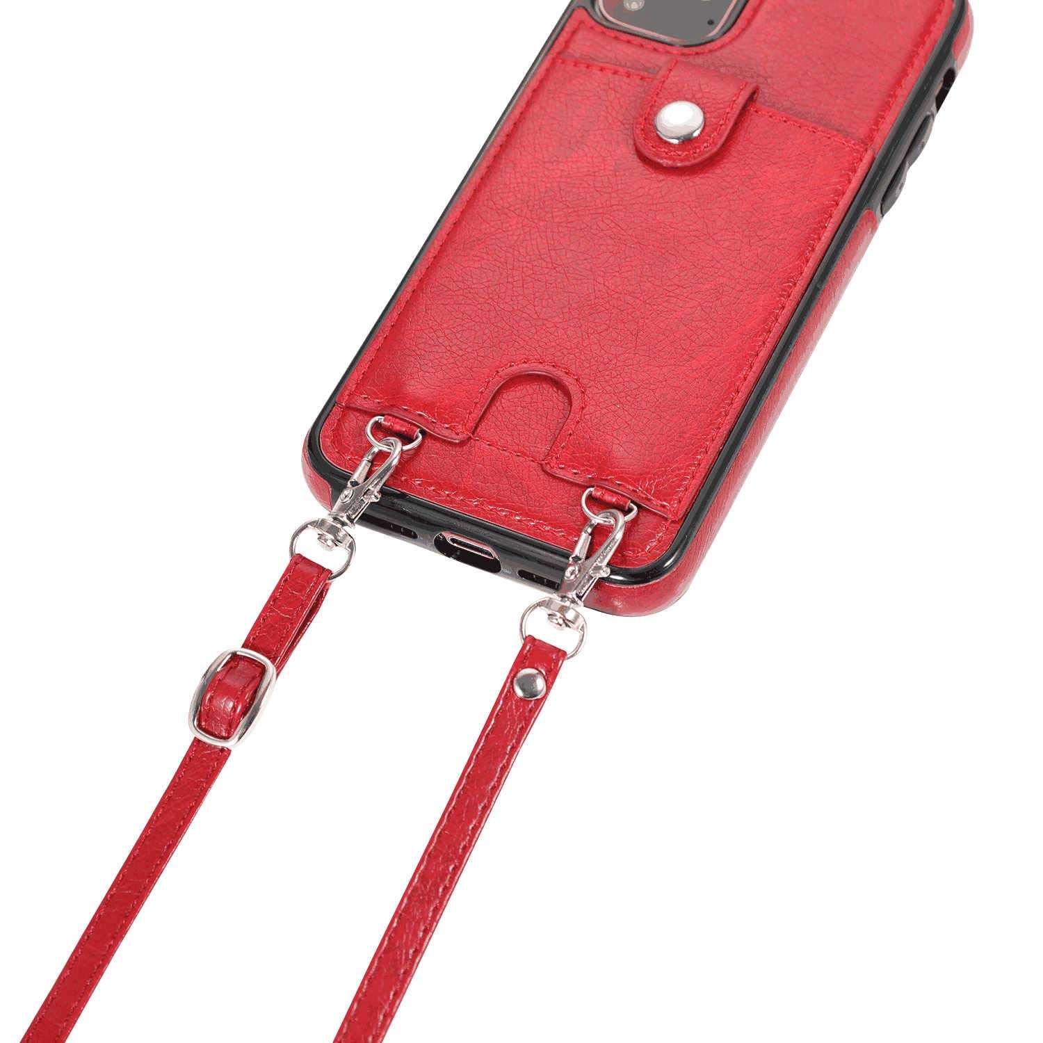 Leather Cover Compatible with Samsung Galaxy S9 Plus, Card Holders Kickstand Extra-Shockproof red Wallet Case for Samsung Galaxy S9 Plus 6