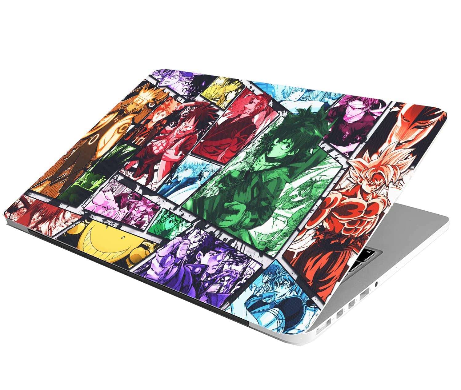 ANCIARY Laptop Skin Stickers Bubble-Free HD Quality Sticker for Laptops Upto 15.6" Compatible with Apple/Dell/HP/Lenovo/Acer/Asus/Sony (Dustproof|Waterproof|Scratchproof|Reusable)-Anime Multi 1