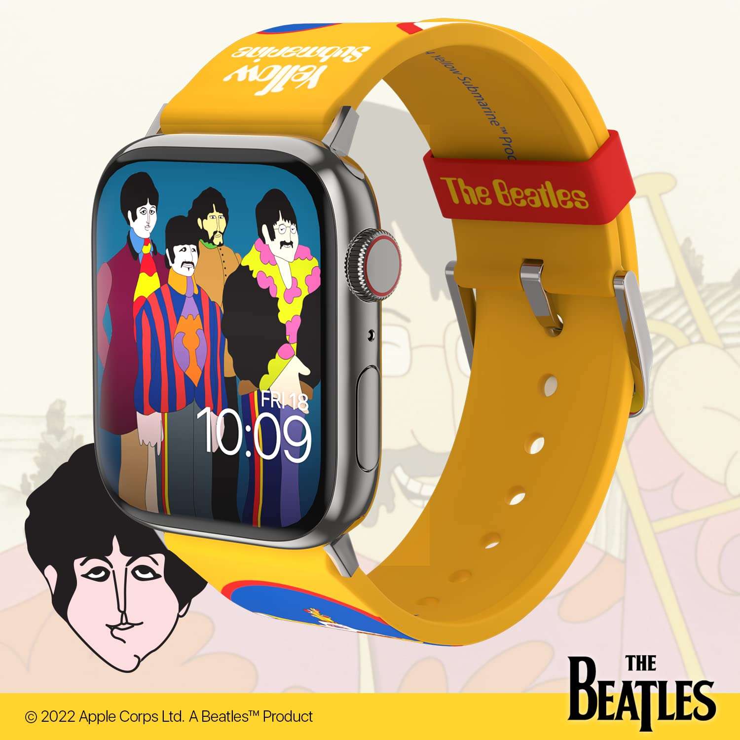 The Beatles - Sgt. Pepper's Lonely Hearts Club Band Smartwatch Band - Officially Licensed, Compatible with Every Size & Series of Apple Watch (watch not included) 2
