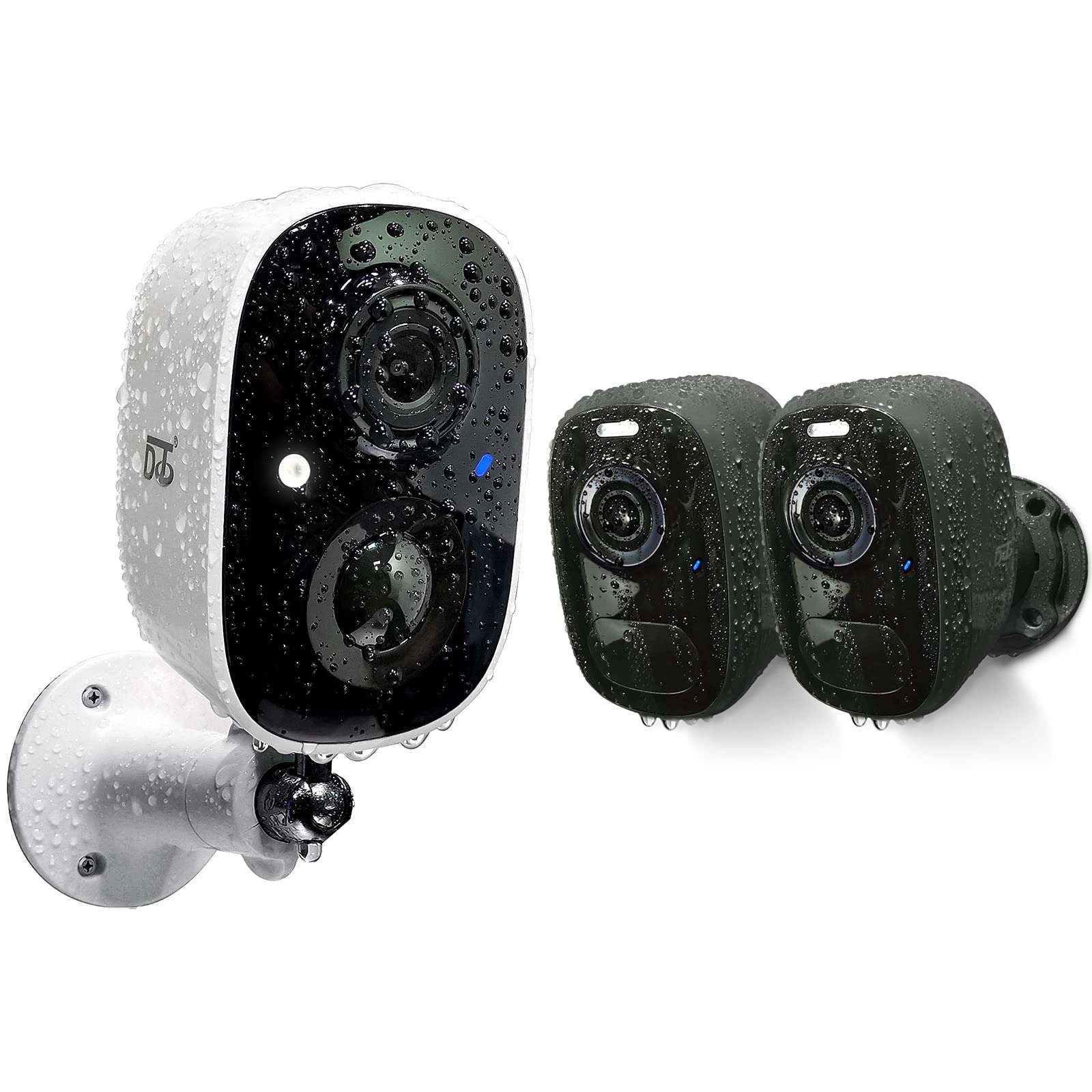 DCT Security Camera Outdoor and 2Pack 4MP Battery Powered Camera for Home Security 1