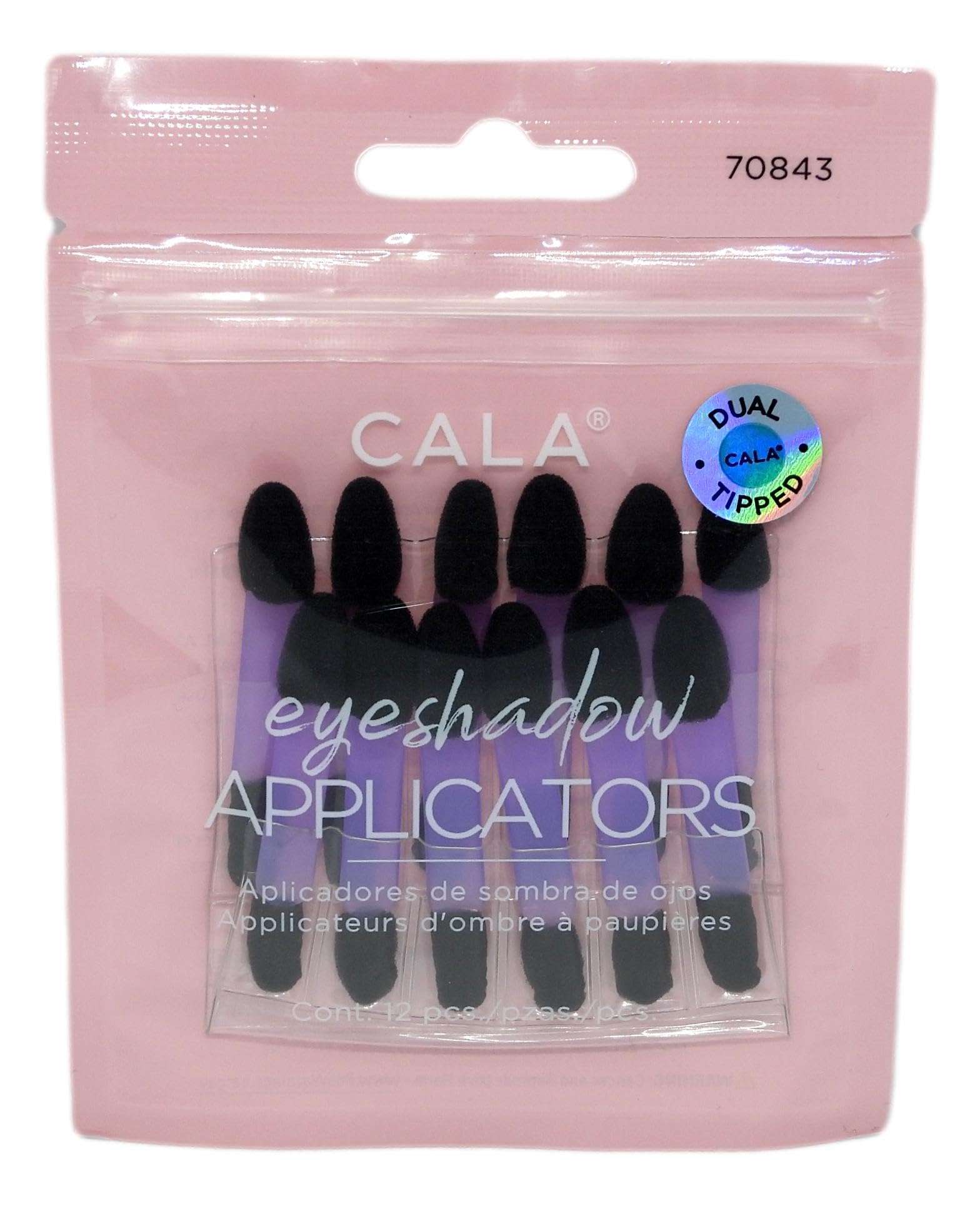 Cala Double-tip eyeshadow applicators 12 count, 12 Count