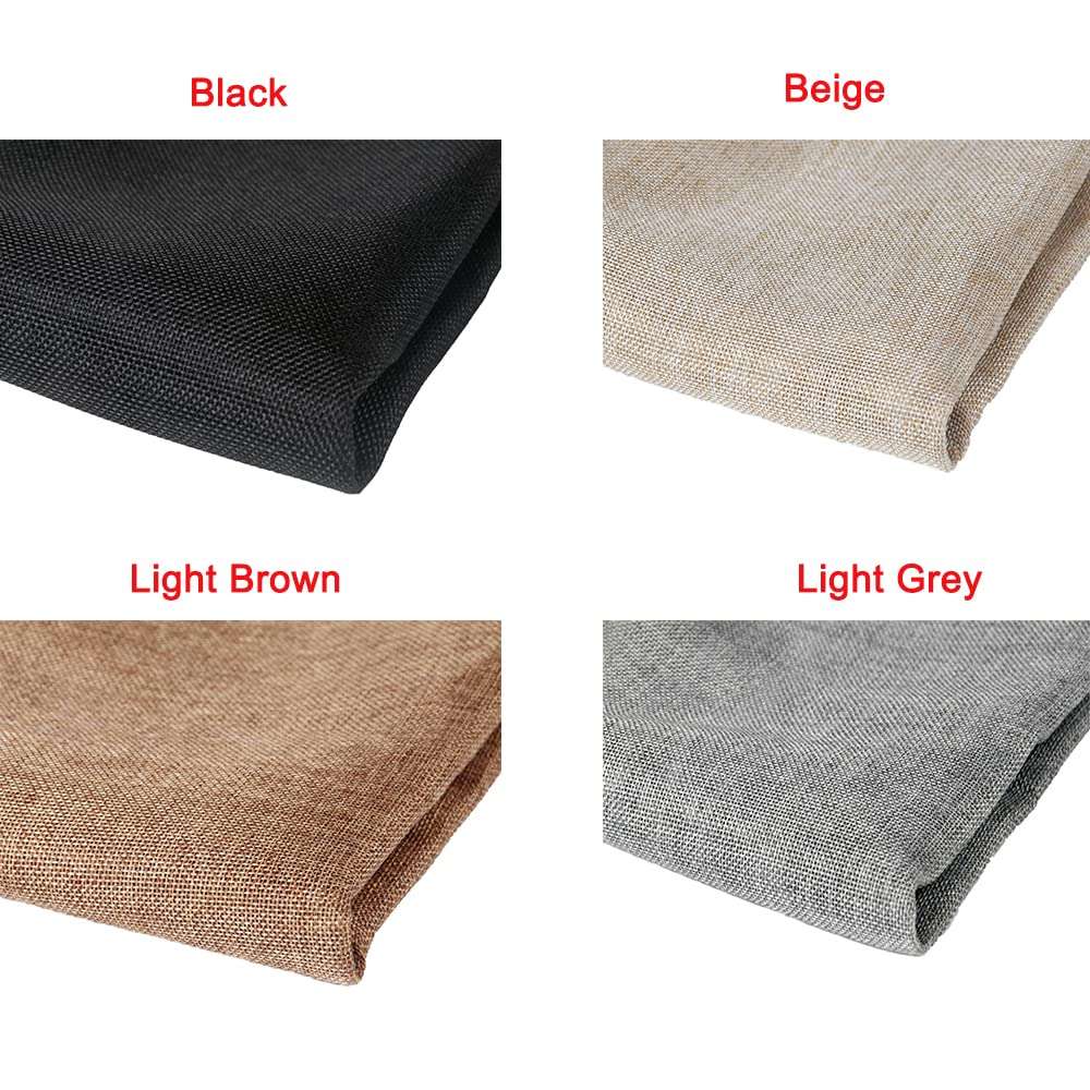 Flushbay Speaker Grill Cloth Linen Single Layer Speaker Fabric Protective Dustproof Mesh Cloth Stereo Fabric Replacement for Home Stage Speakers, Media Cabinet, KTV Box(100 * 146cm-Grey) 3