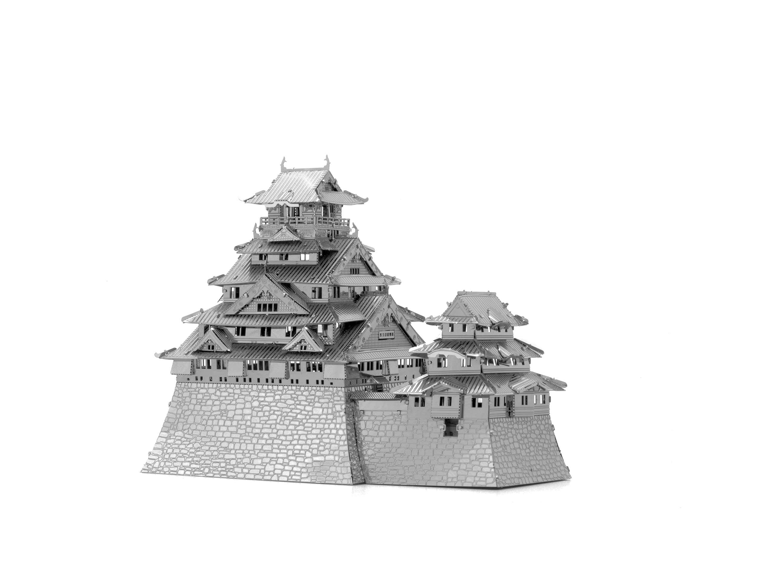 Fascinations Metal Earth Premium Series Osaka Castle 3D Metal Model Kit 4