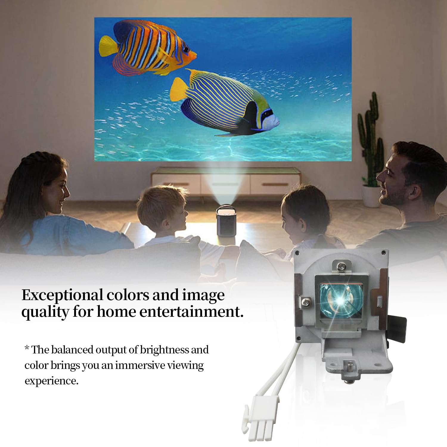 SORNEICDR 5J.J9R05.001 Replacement Projector Lamp Bulb Compatible with BENQ MS504 MS512H MS514H MS521P MS522P New Generation A+ Lampwick Lamp Bulb Replacement with Housing 6