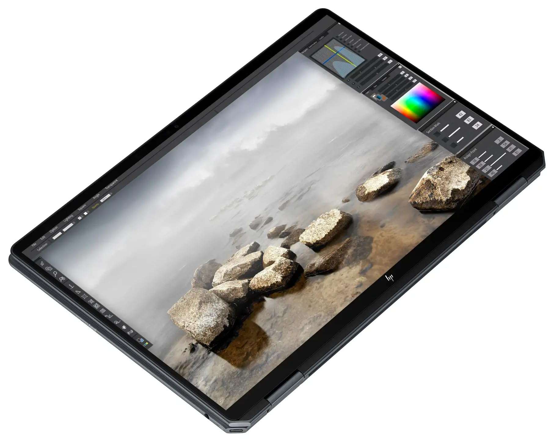 HP OmniBook Ultra Flip 2-in-1 Laptop 14.0" Touchscreen 2.8K Display (Intel Ultra 7-256V, 16GB LPDDR5, 2TB PCIe SSD, Backlit KB, Fingerprint, 2 Thunderbolt 4, Win 11 Pro) w/DKZ USB Port Expander 5