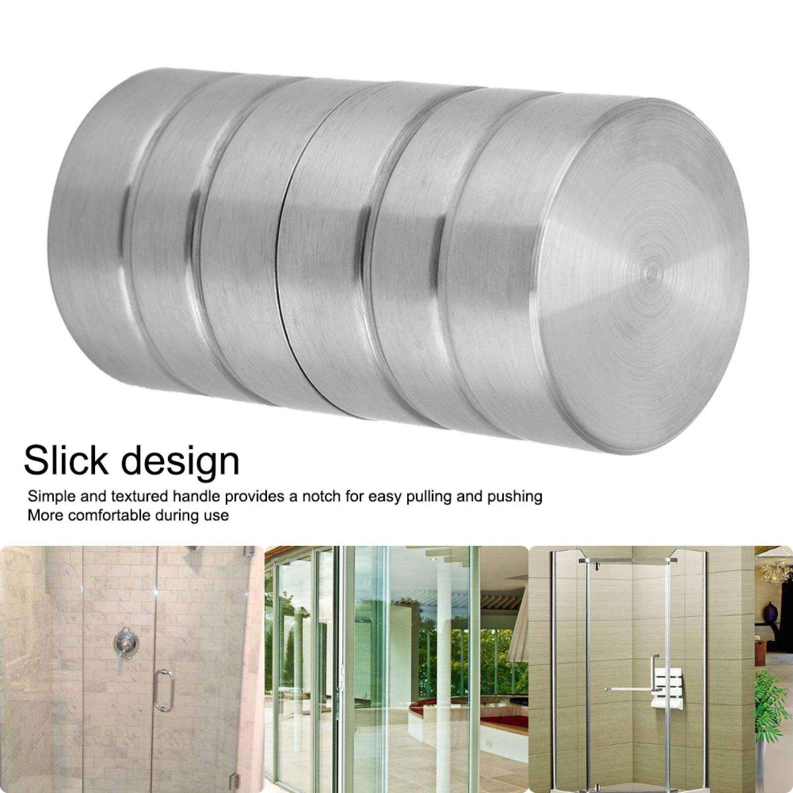 Bathroom Door Handle, Simple and Textured Handl Slick Design Simple and Textured Handle Shower Room Door Knob, Bathroom Doors for Drawers Sliding Doors Cabinets 6