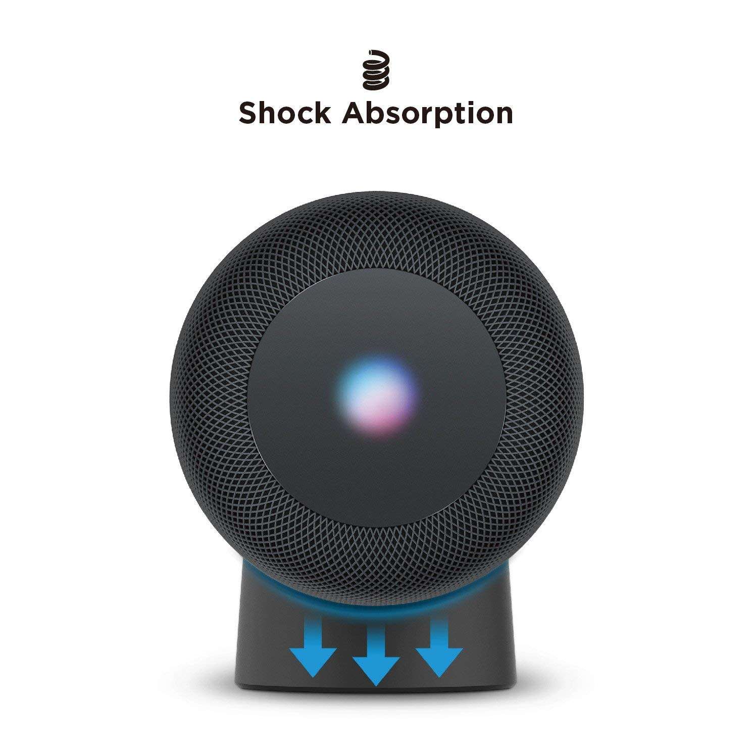 elago HomePod Stand Compatible with 2023 New HomePod 1st / 2nd Generation - Proper EQ, Easier to Control with Better Indicator Visibility [Midnight] 6