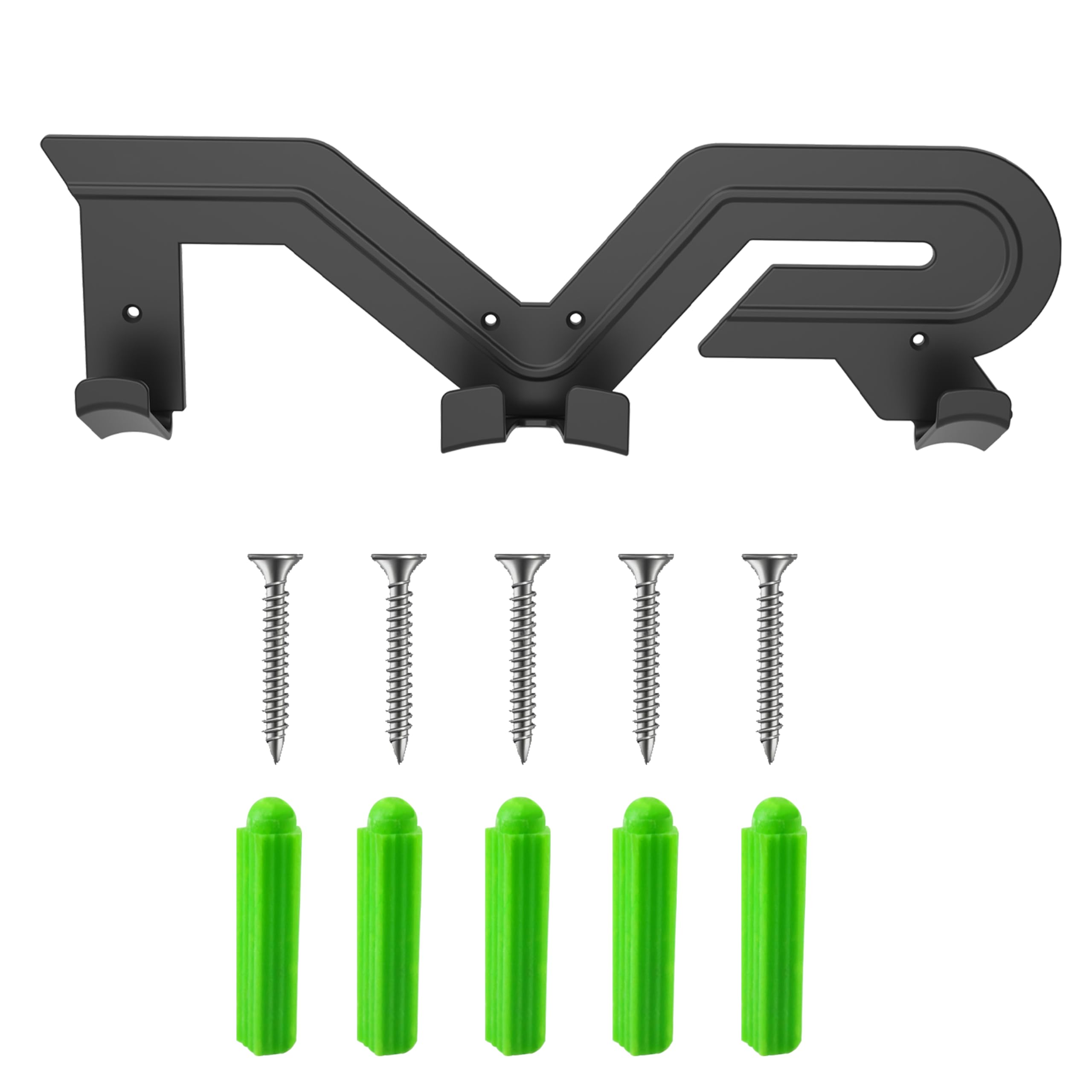 VR All-in-one Wall-Mounted Bracket for Meta Quest 3/2/3s, Universal Model for Convenient Storage of VR Glasses (Black)