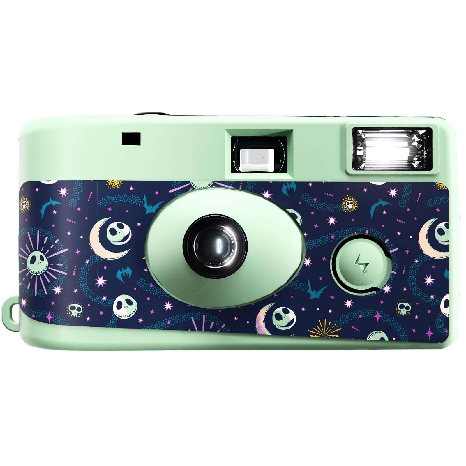 Disney Jack Skellington Disposable Camera with Flash – 20 Exposure Film – Jack Skellington Gifts for Women, Men and All Fans of Tim Burton’s The Nightmare Before Christmas (Mystic Jack) 1