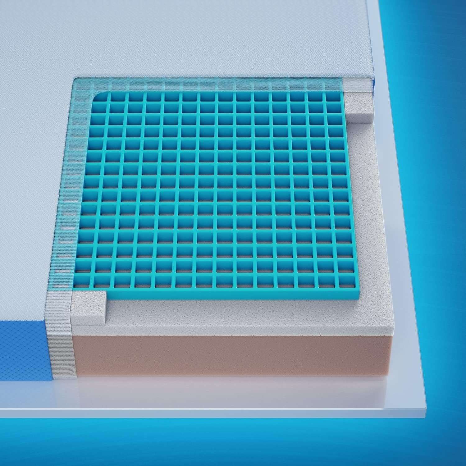 Wakefit Mattress | 10 Years Warranty | Grid Mattress, Mattress Double Bed, XpertGRID Double Bed Mattress, 6-Inch Bed Mattress, Mattress Queen Size (78x60x6 Inches, Soft, White) 4