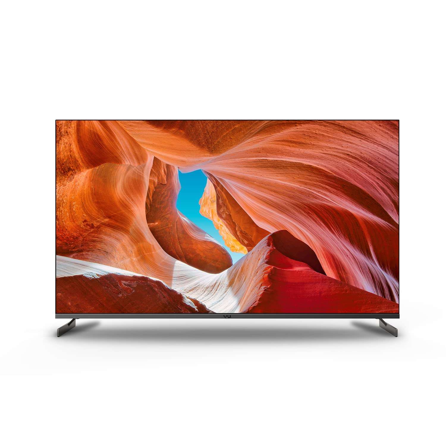 VU 139 cm (55 inches) Premium Series 4K Ultra HD Smart Android QLED TV 55QML (Charcoal Grey) 1