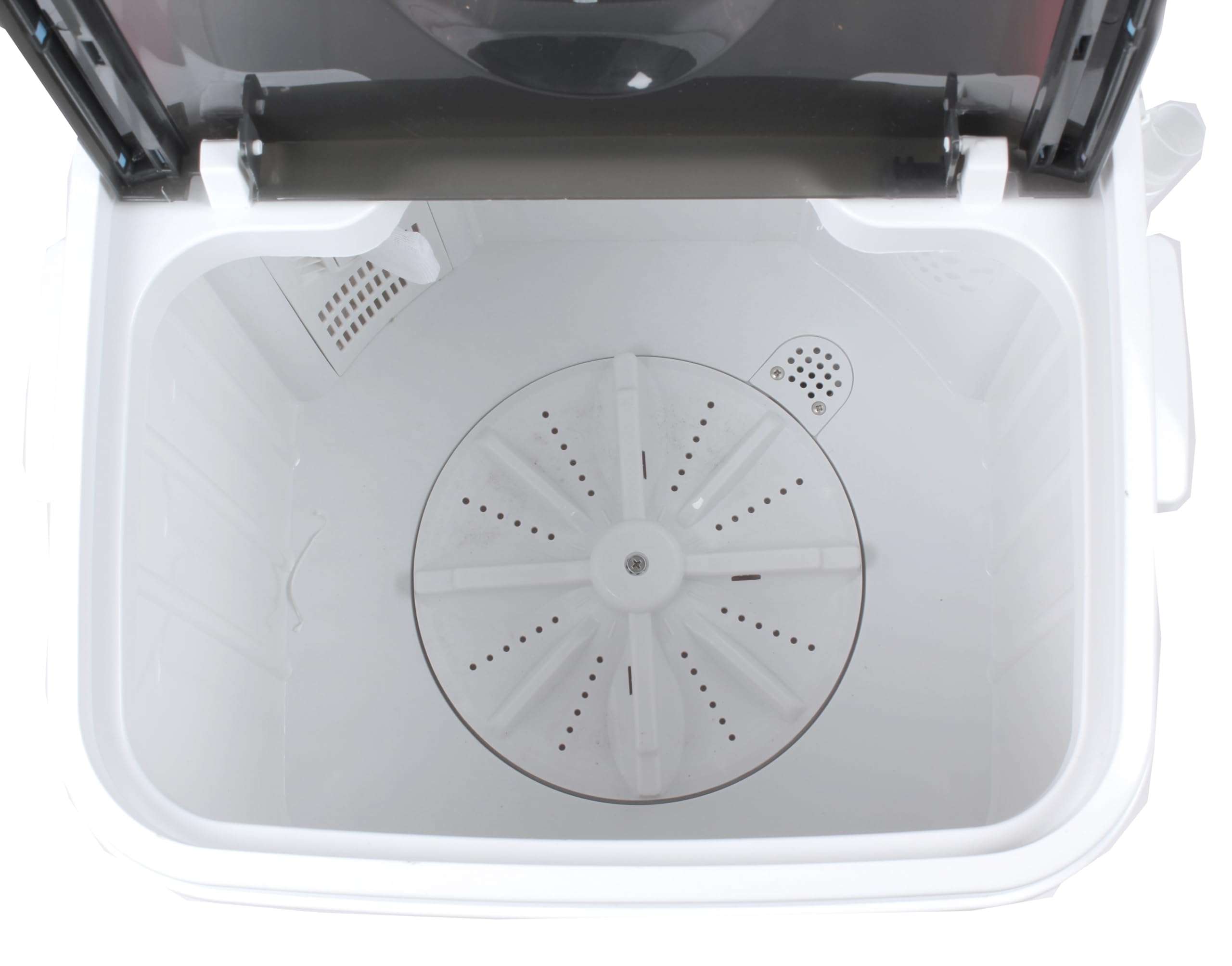 DMR Model DMR 46-1218 (W2Yr) Top Load Single Tub 4.6Kg Portable Mini Washing Machine with 2kg Steel Dryer Basket (Red) - With 2 years Free Spare Supply Warranty 6