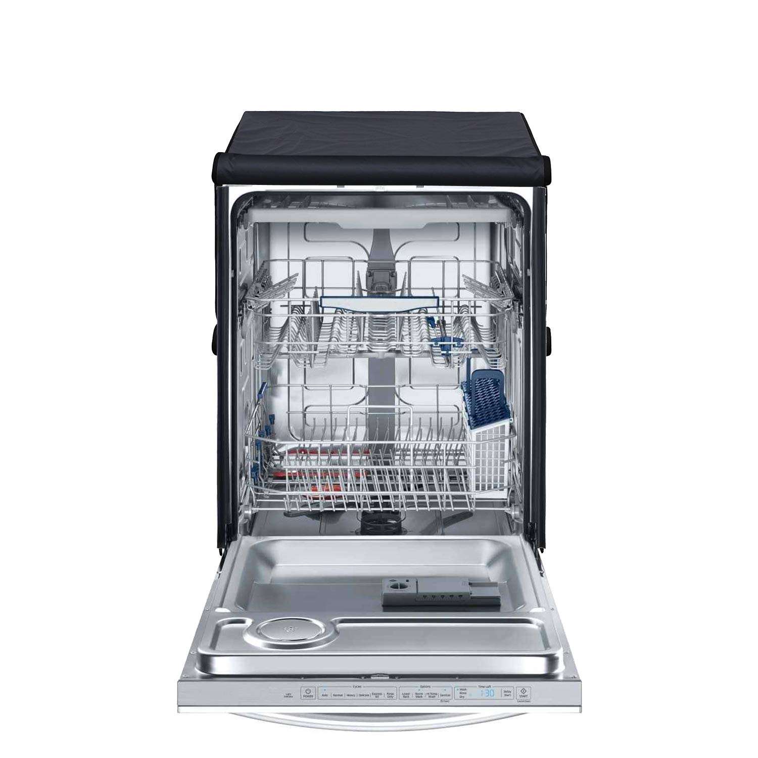 Wings Star Dishwasher Cover for IFB Neptune Fx Free-Standing 12 Place Settings Dishwasher - Waterproof & Dustproof Cover Grey 3