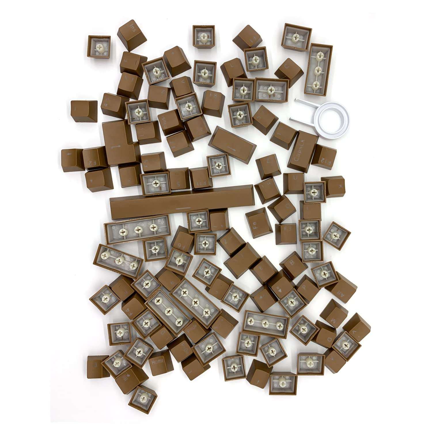 LZH-LP 104 Keycaps for Mechanical Keyboard Compatible with MX Switches Doubleshot Support Led Lighting Keycaps OEM Profile for DIY Gaming Mechanical Keyboard 104 Ansi 4