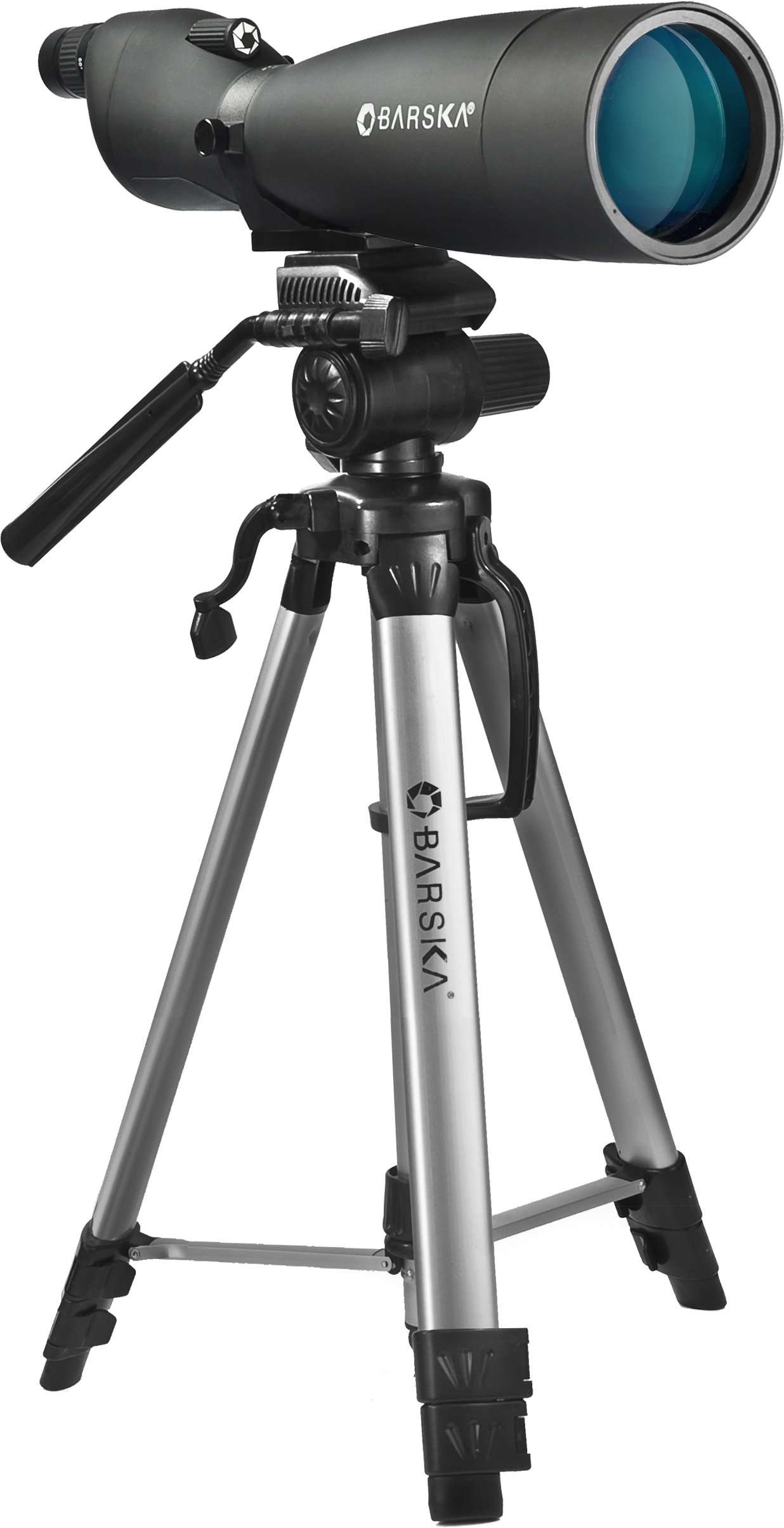 Barska Colorado 30-90x90mm Straight Spotting Scope with Tripod – Waterproof, Fully Coated Optics, Sunshade, and Carrying Cases 1