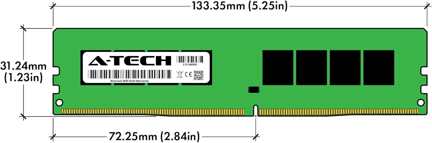 A-Tech 8GB RAM for FUJITSU PRIMERGY RX1330 M4 | DDR4 2666 DIMM PC4-21300 1.2V 288-Pin Memory Upgrade Module 3