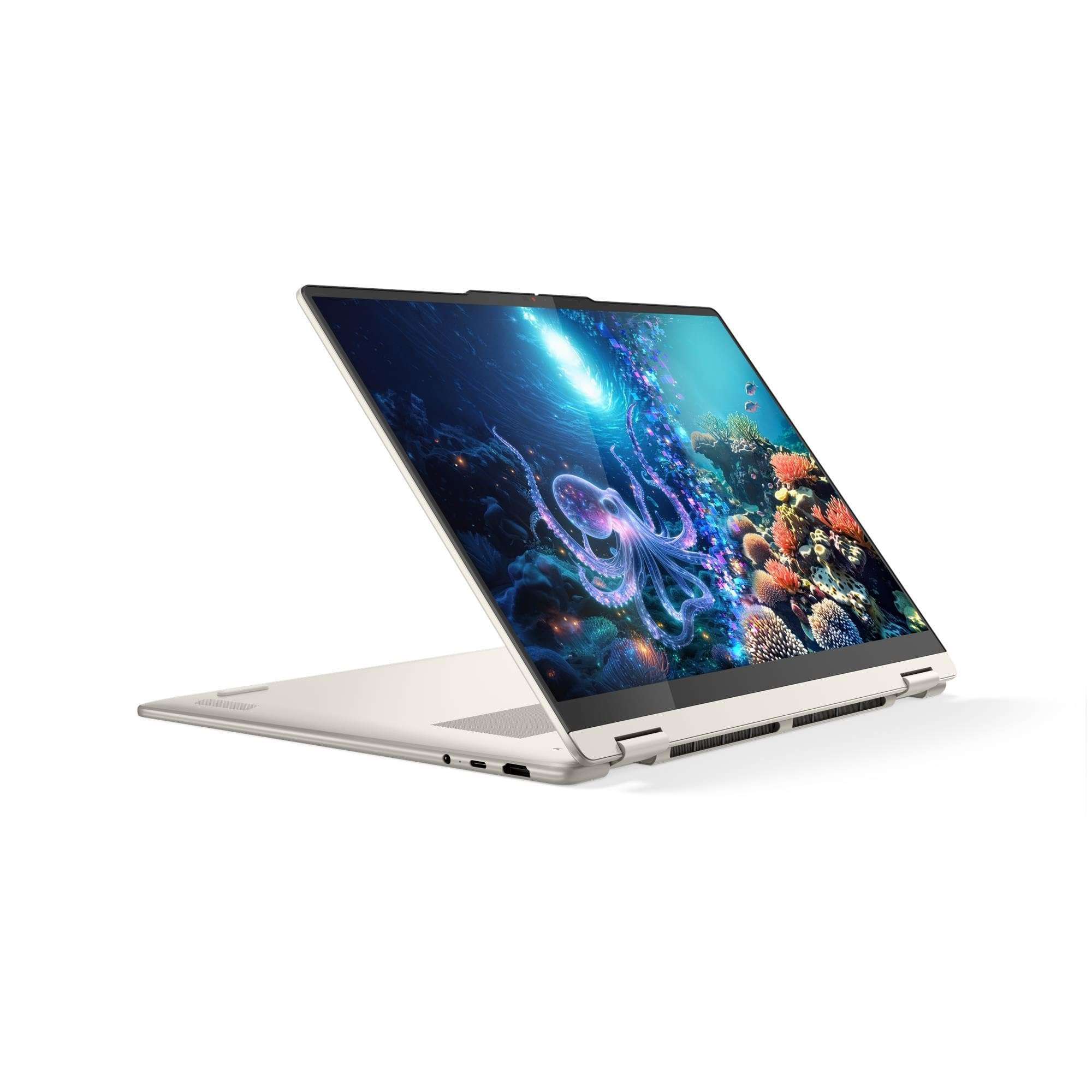 Lenovo Yoga 7 2-in-1 Laptop 16" WUXGA IPS Touchscreen AMD Ryzen AI 5 340 16GB LPDDR5 2TB SSD AMD Radeon 840M Graphics Wi-Fi 7 Backlit Keyboard Fingerprint FHD 1080p + IR Camera Win11 Pro 1