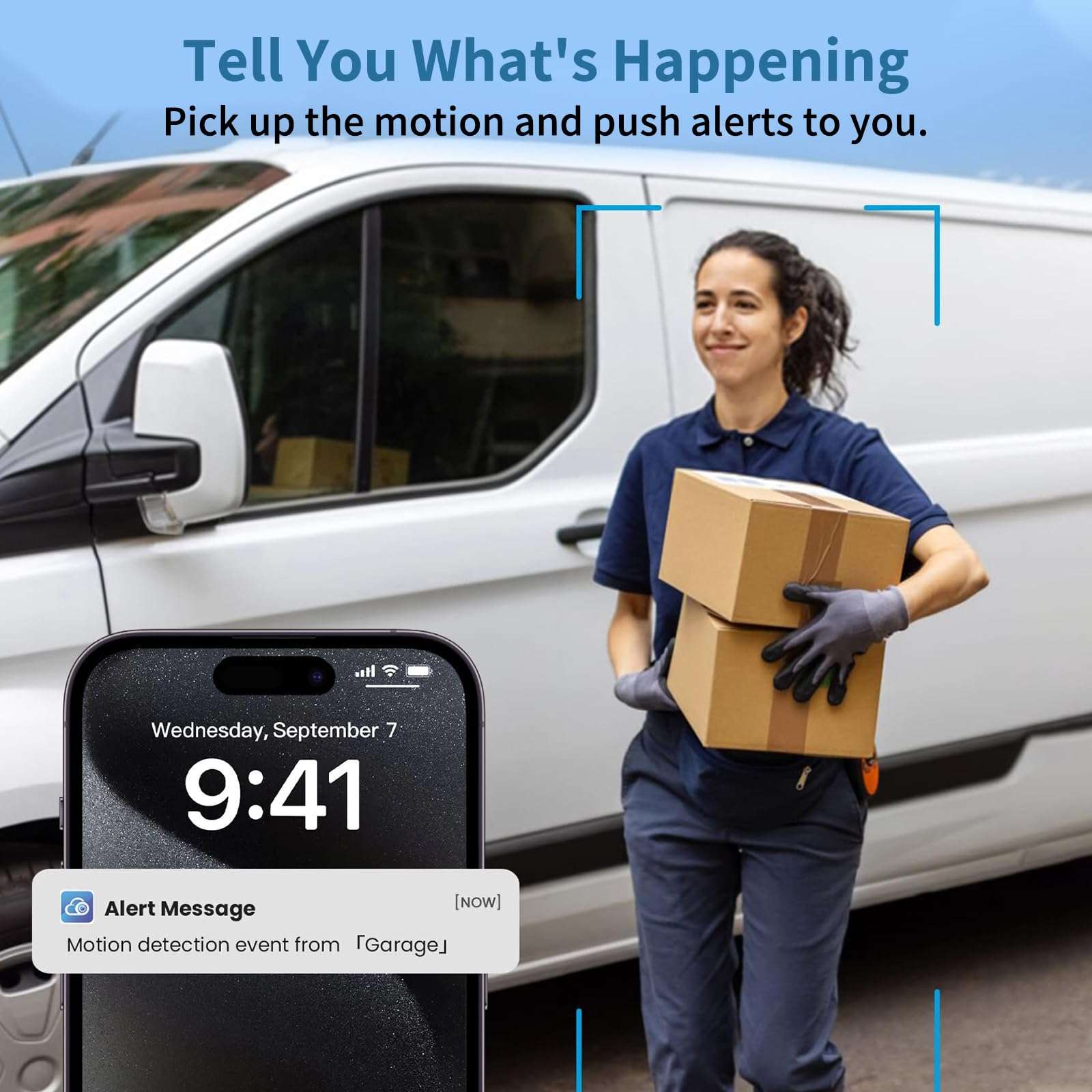 TZGQKN 2K WiFi Surveillance Security Camera Outdoor/Home/Dome, Pan-Tilt 360° View, 3MP, Motion Detection and Siren, 2-Way Audio,Full Color Night Vision, Waterproo (4, Memory Card not Included) 3