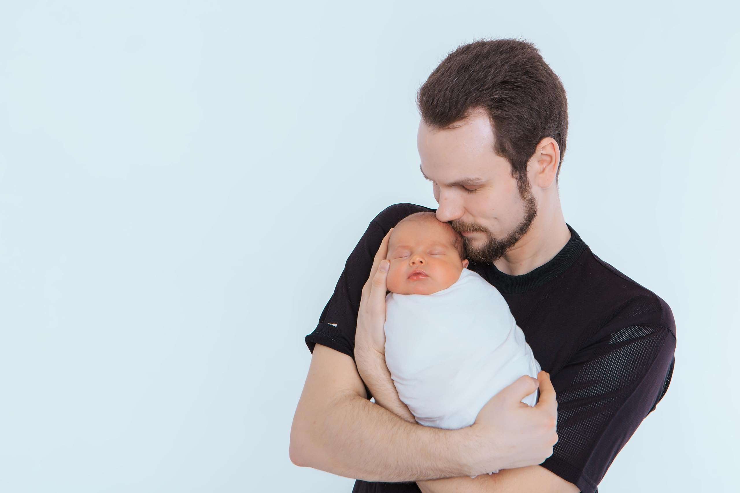 Dearglad Plain White Baby Swaddle Wrap for Newborn Photoshoot Prop - Soft Stretchy Knit Baby Blanket - Lightweight Newborn Photo Shoot Accessory, Unisex Baby Shower Gift 3