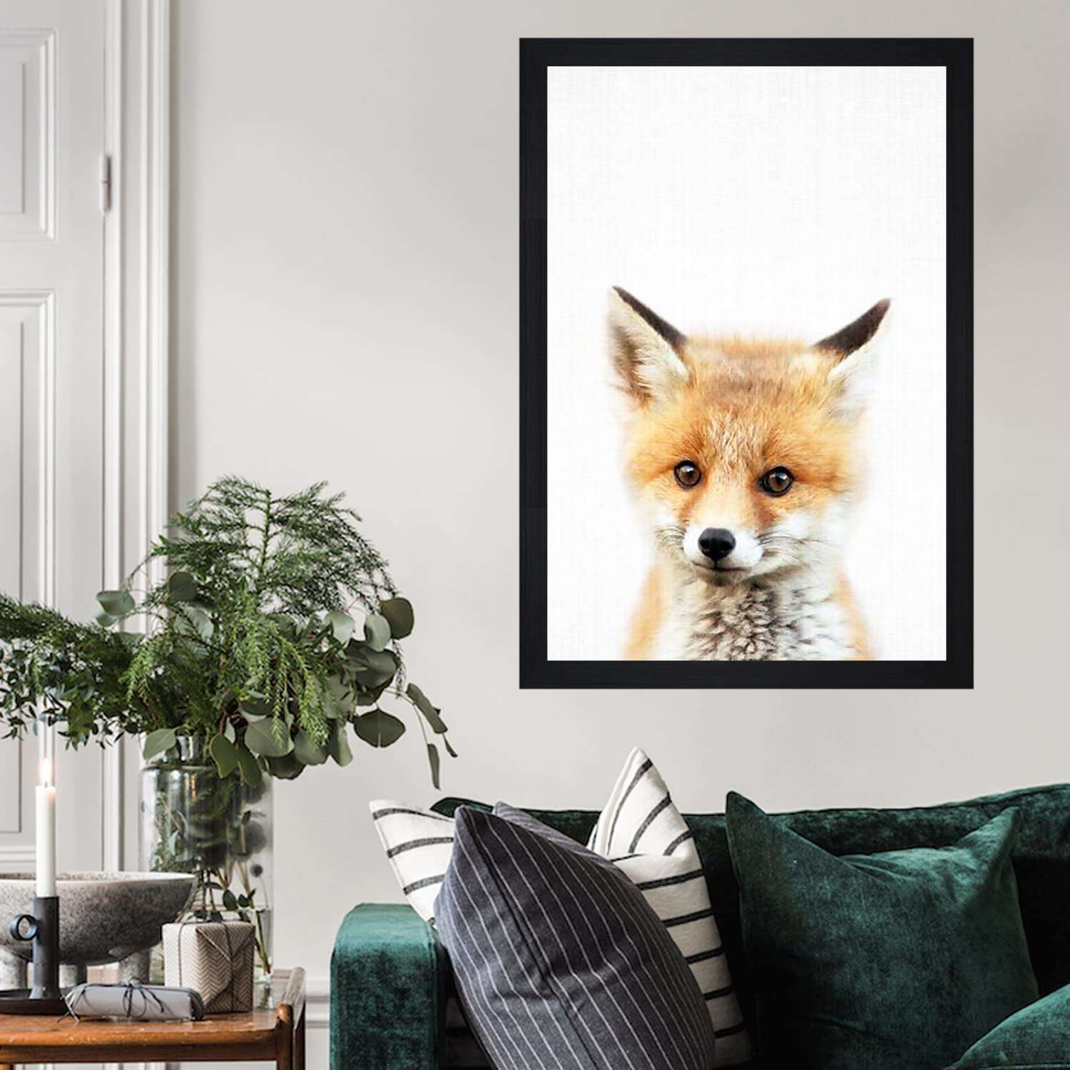 Gallery99 Baby Fox Kids Textured Paper Framed Art Print for Kids Room Decor Wall Art Painting (13.25x1.25x19.25) 3