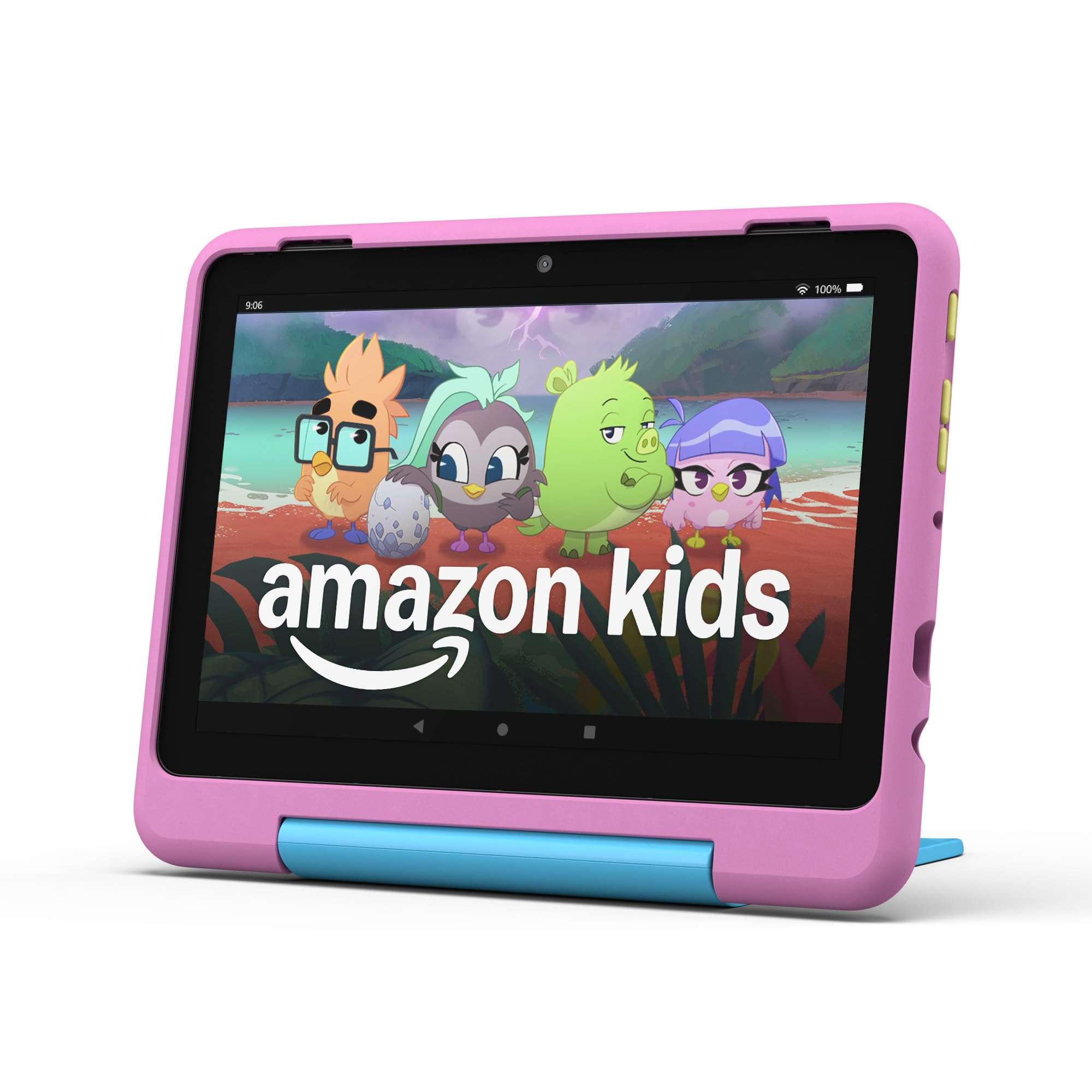 Amazon Fire HD 8 Kids Pro tablet (newest model), ages 6-12. Bright 8" HD screen, includes ad-free content, parental controls, 13-hr battery, slim case for older kids, 32GB, Jungle Cat 1
