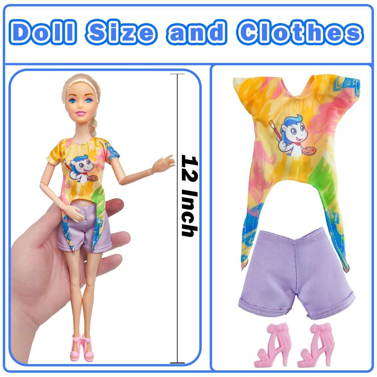 Chioldilly Interactive Family Toy Fun Action Figures Set, Imaginative Educational Family Doll Play, for Kids 3+(Editions F) 4