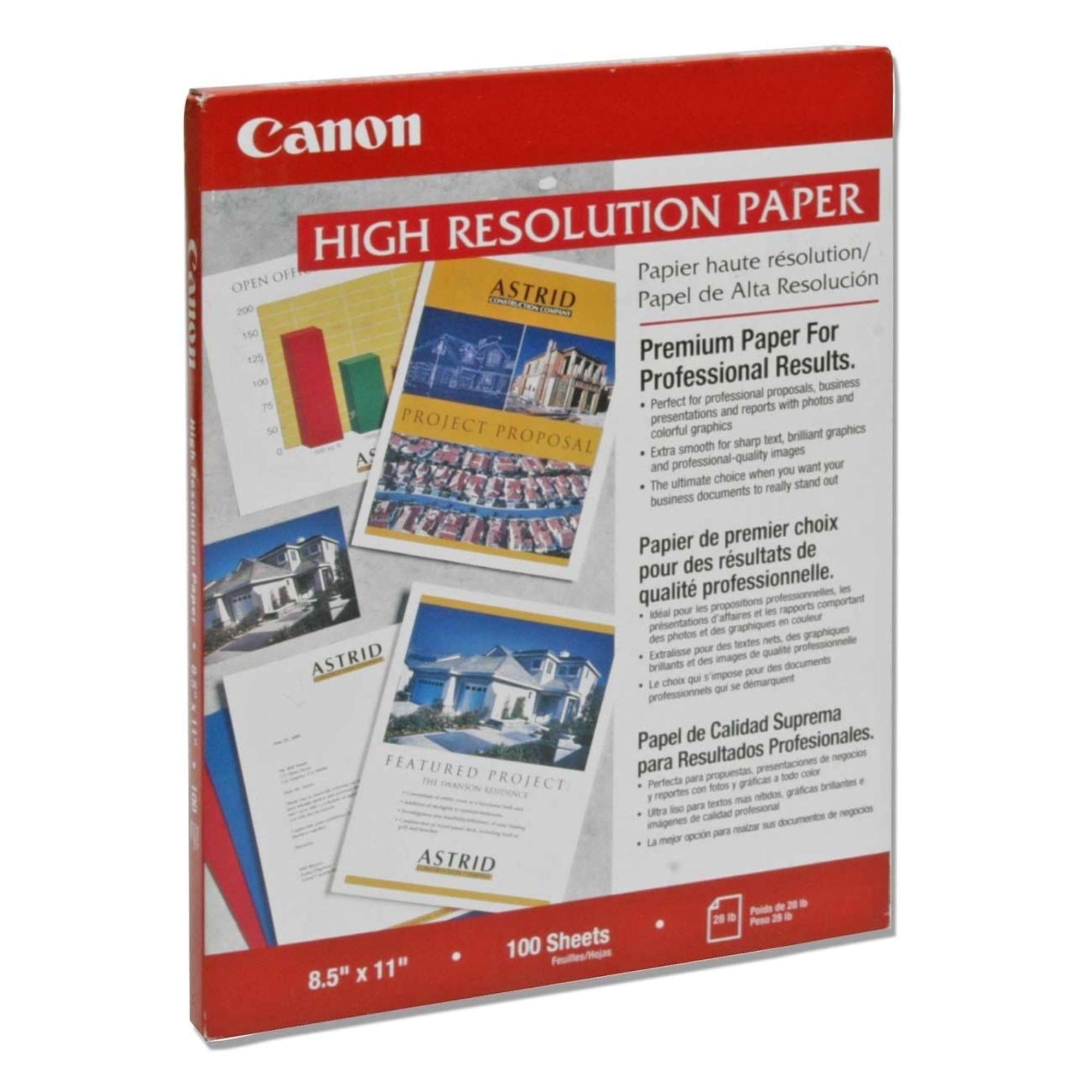 Canon SpP HGH Rsltn Paper Letter 100Shet/Pk 1