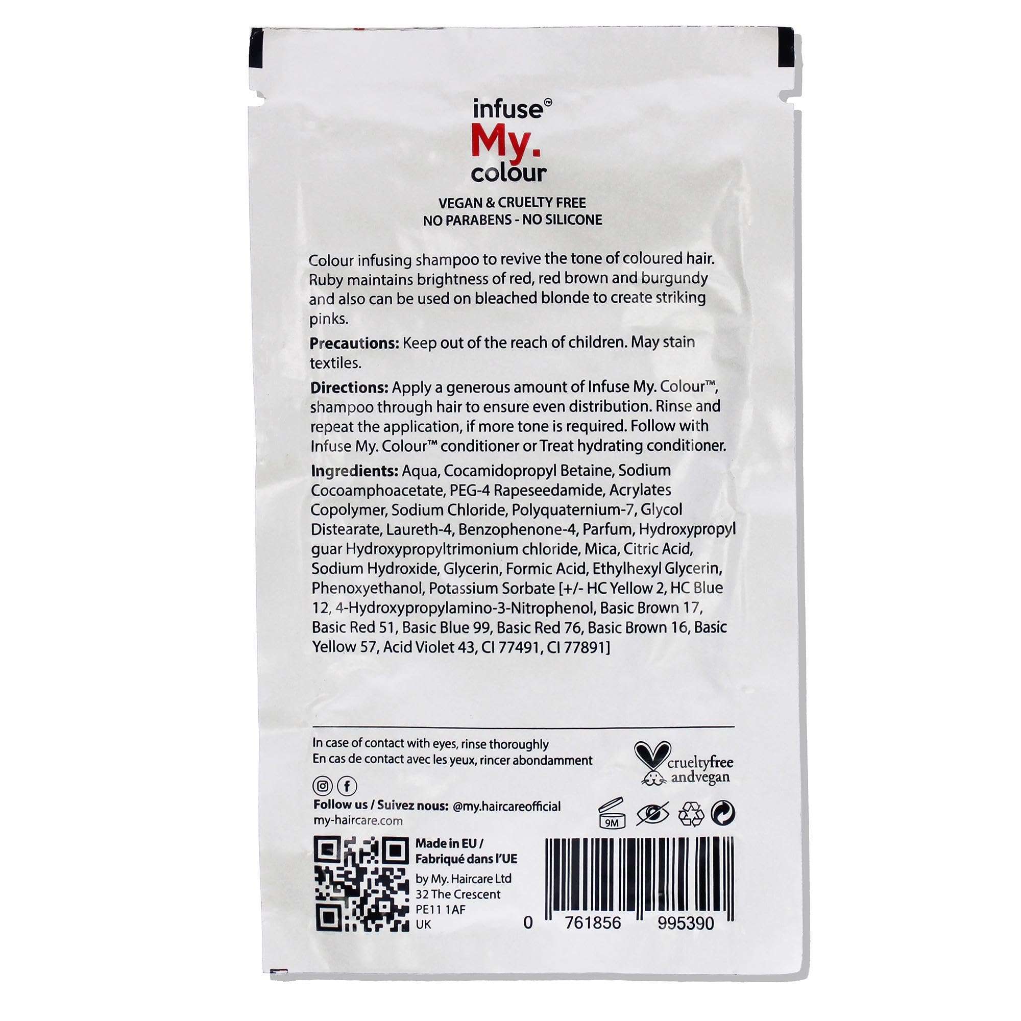 Infuse My Colour Ruby Shampoo Unisex 15 ml 3