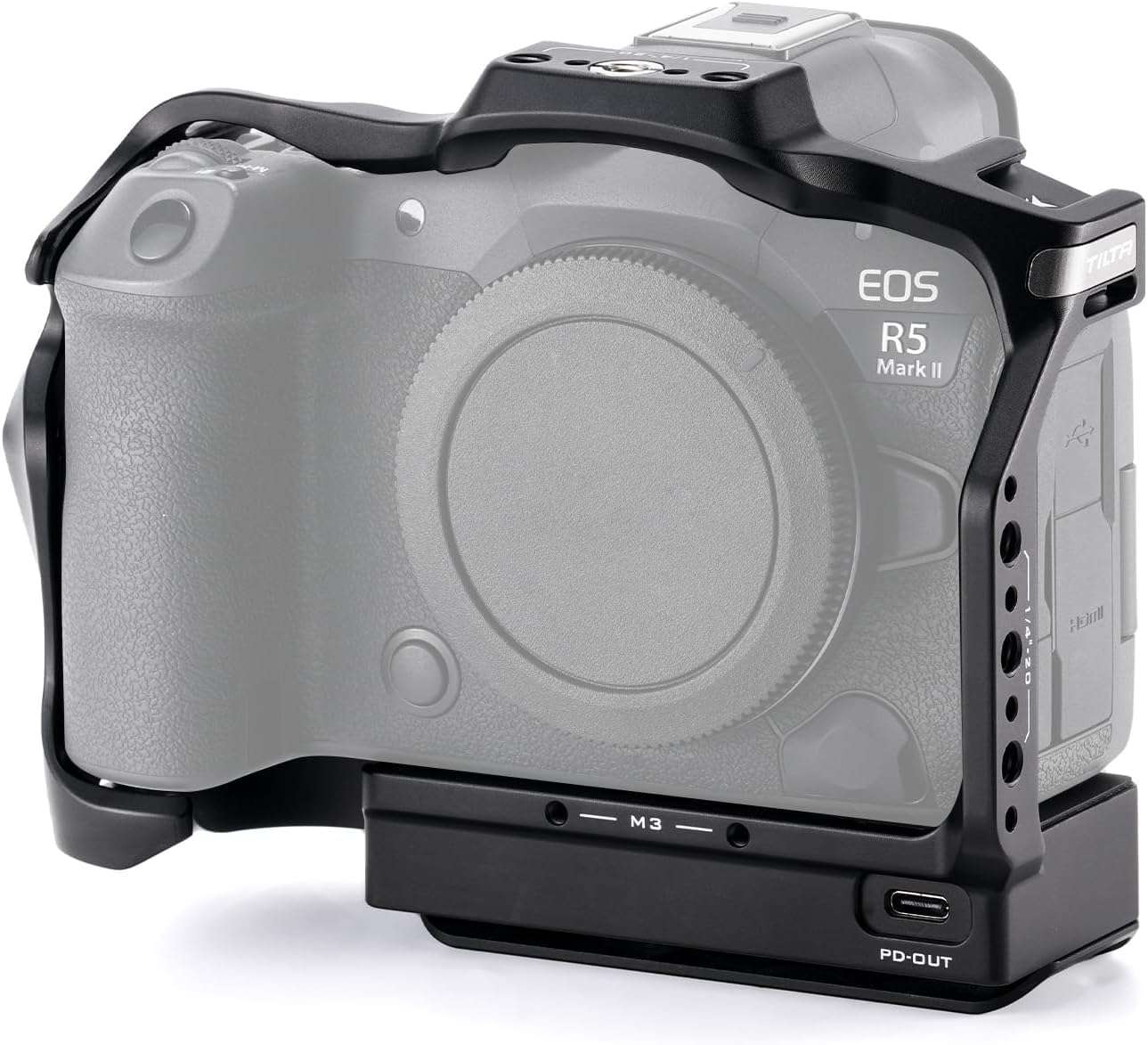 Tilta Full Camera Cage with Cooling System Compatible with Canon R5 Mark II - Black 1