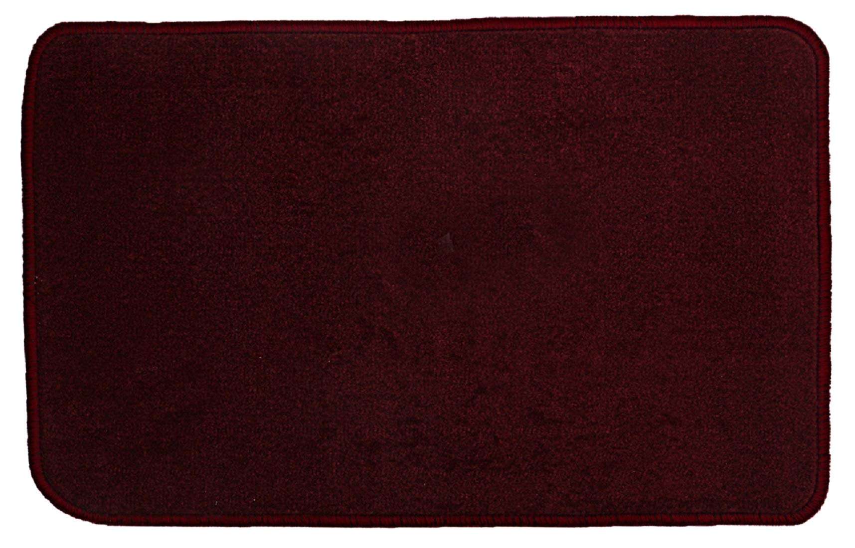 Kuber Industries Microfiber Anti Slip 2 Pieces Bath Mat 22"x14", Brown & Maroon-CTKTC28466 3