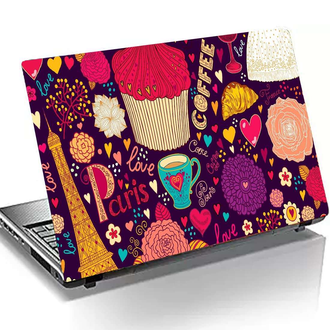 HD Rapid Design Printed Self Adhesive Laptop Skin Decal/Sticker for Asus Lenovo Dell HP Apple Laptop Upto 15.6 Inch which Makes Ultimate Protection and Personalization_01 (Design 01) 4