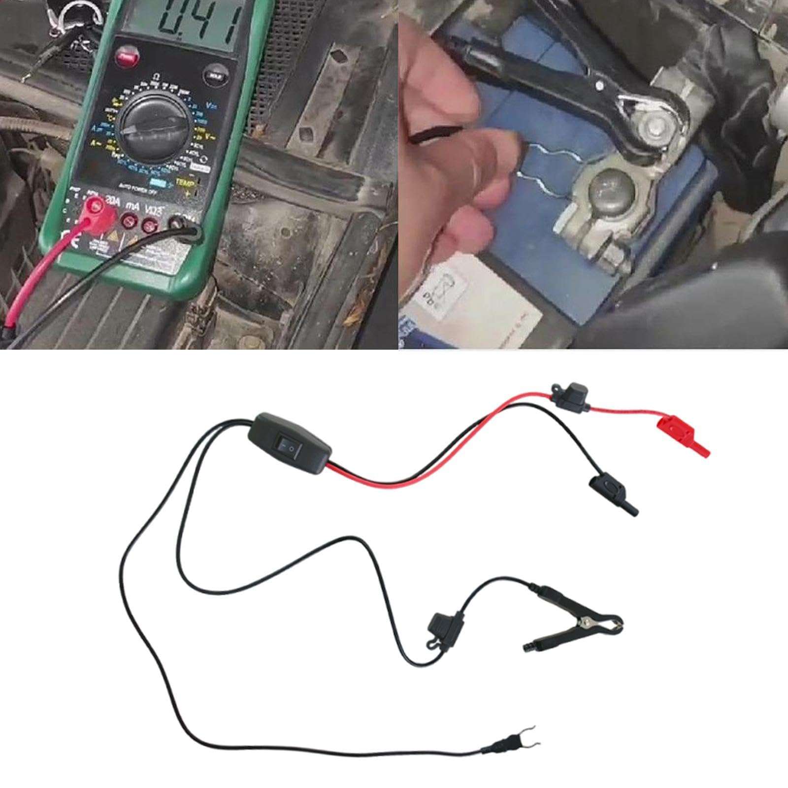 MagiDeal Car Parasitical Drain Tester Automotive Voltage Diagnostic Tool Portable Car Battery Testing Tool for Dark Circuit Testing 5