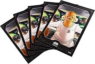 Star Wars Unlimited Admiral Ackbar Art Sleeves - Officially Licensed Pack of 60 Art Sleeves and 1 Clear Sleeve, Optimized Size for Star Wars Unlimited and Other TCG and LCG Games, Made by Gamegenic 1