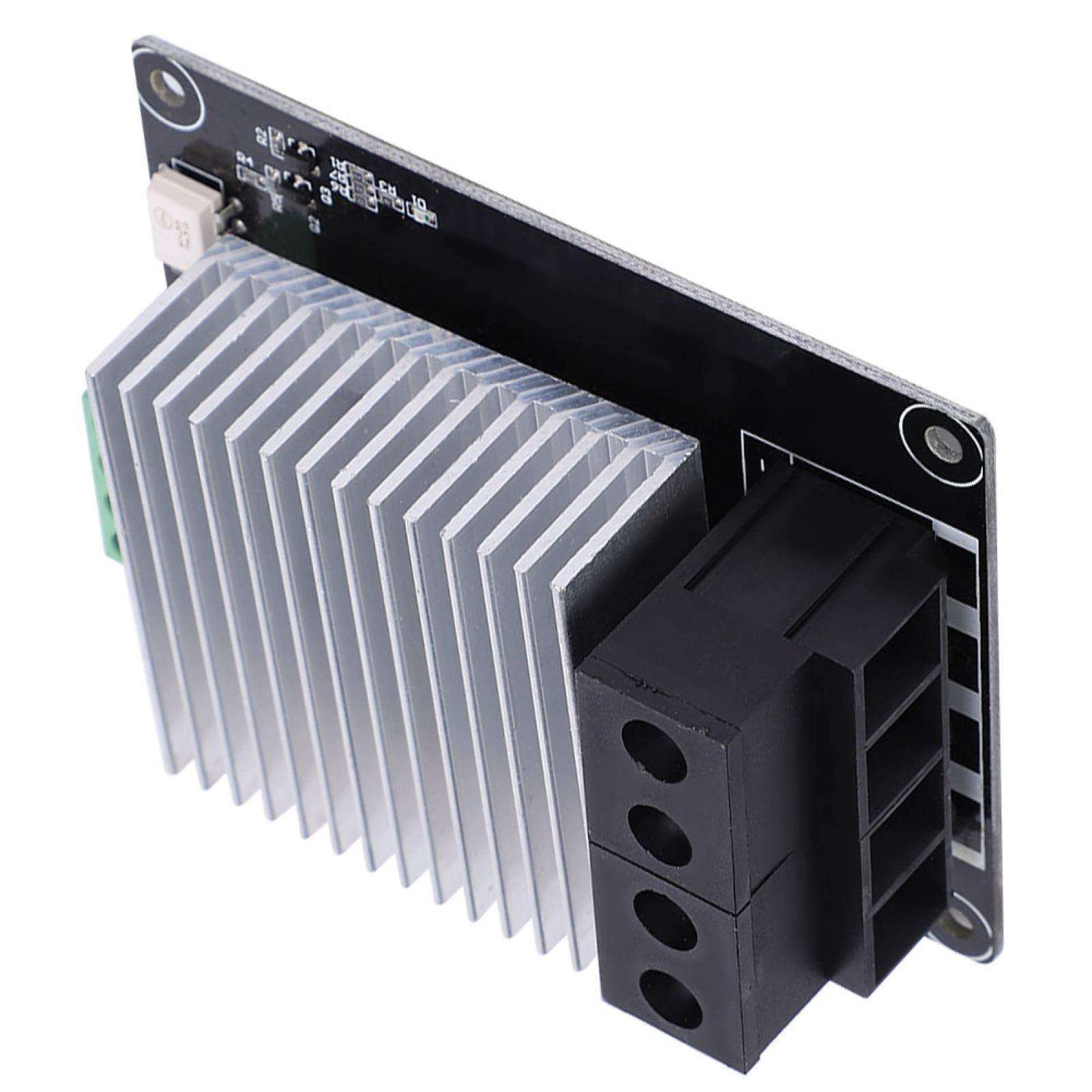 Heat Bed Power Module 3D Printer Heating Controller High Current Load with Heat Sink for 3D Printer Hot Bed 3D Printer Accessories 4