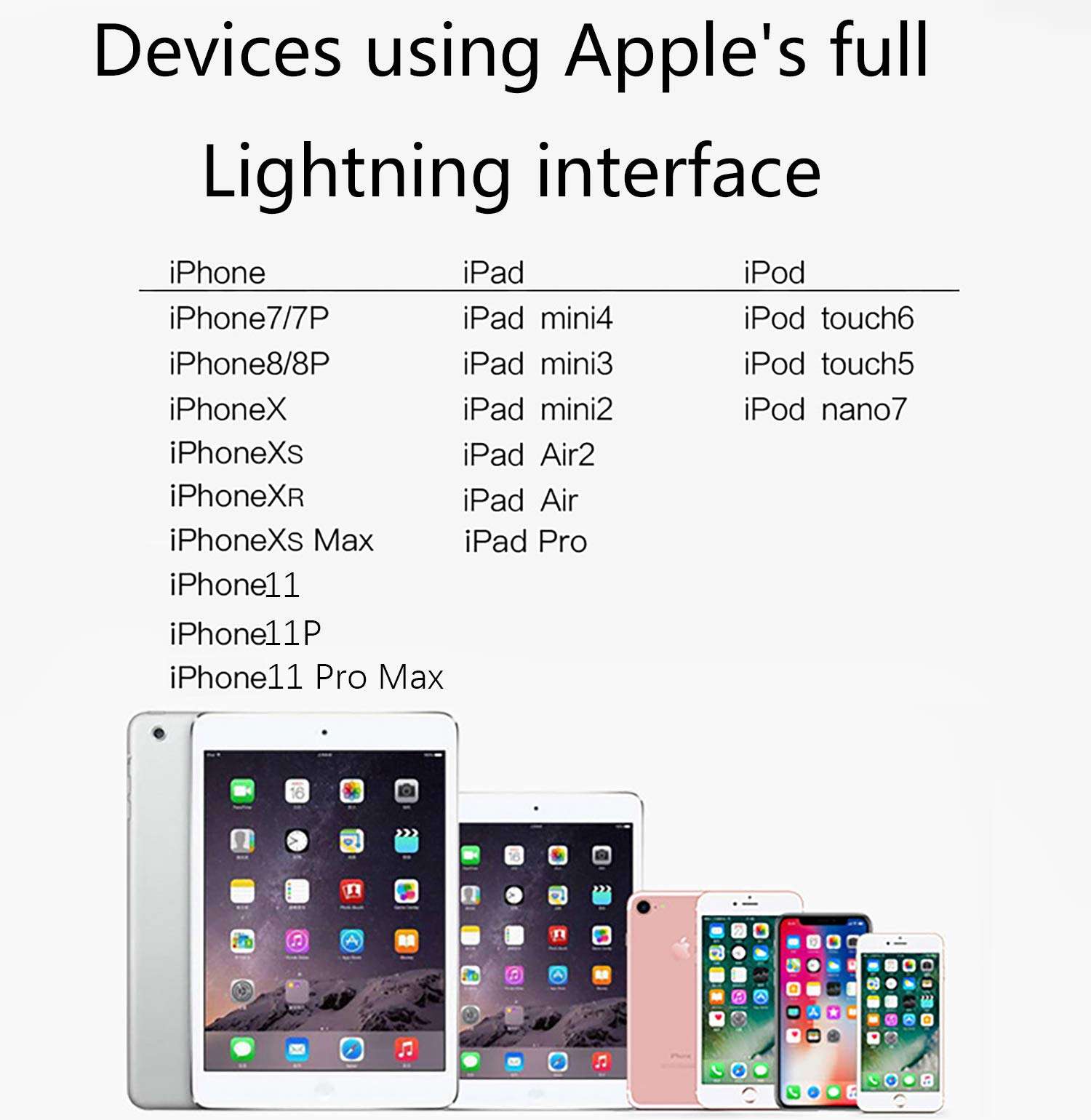 Headphone Adapter for iPhone,Dual Adapter for iPhone 12/12pro/11/11Pro/11Pro Max/XR/Xs/Xs Max/X/8/8Plus 7/7Plus,4-in-1 Splitter Adapter,Audio+Charge+Volume Control,Support All iOS System (2 Pack) 6