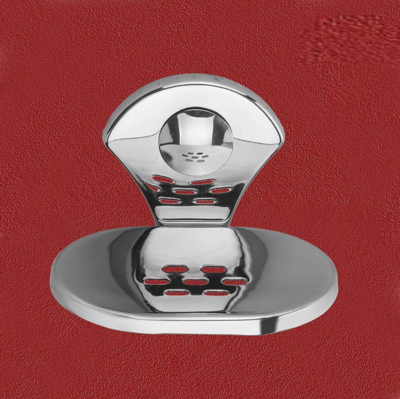 NY Enterprise Palatinum Chrome Finish Oval Shape Single Soap Dish Holder for Bathroom Sink Case Stand Unique Design Kitchen Multi-Purpose Accessories 4