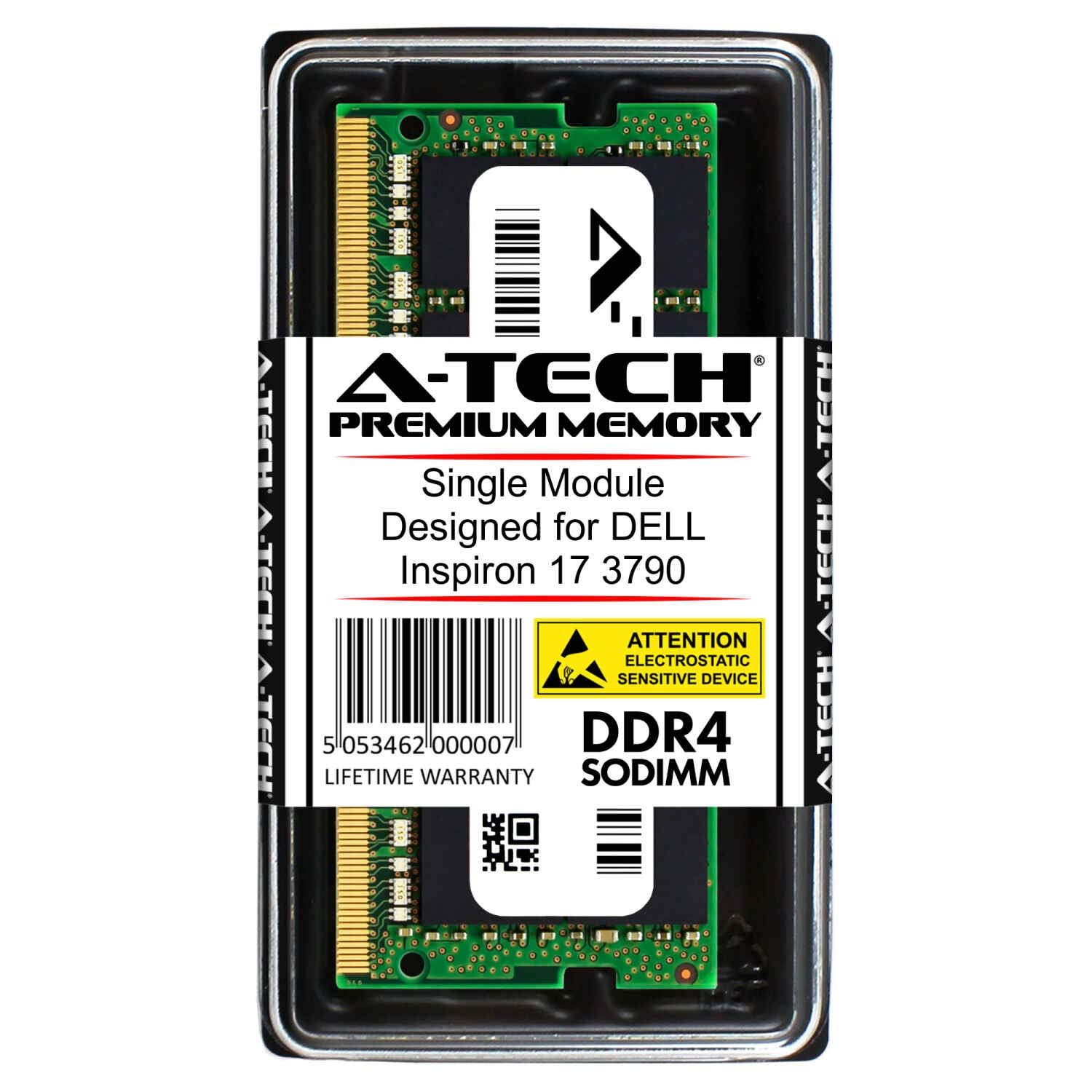 A-Tech 16GB RAM for DELL Inspiron 17 3790 | DDR4 2666 SODIMM PC4-21300 1.2V 260-Pin Memory Upgrade Module
