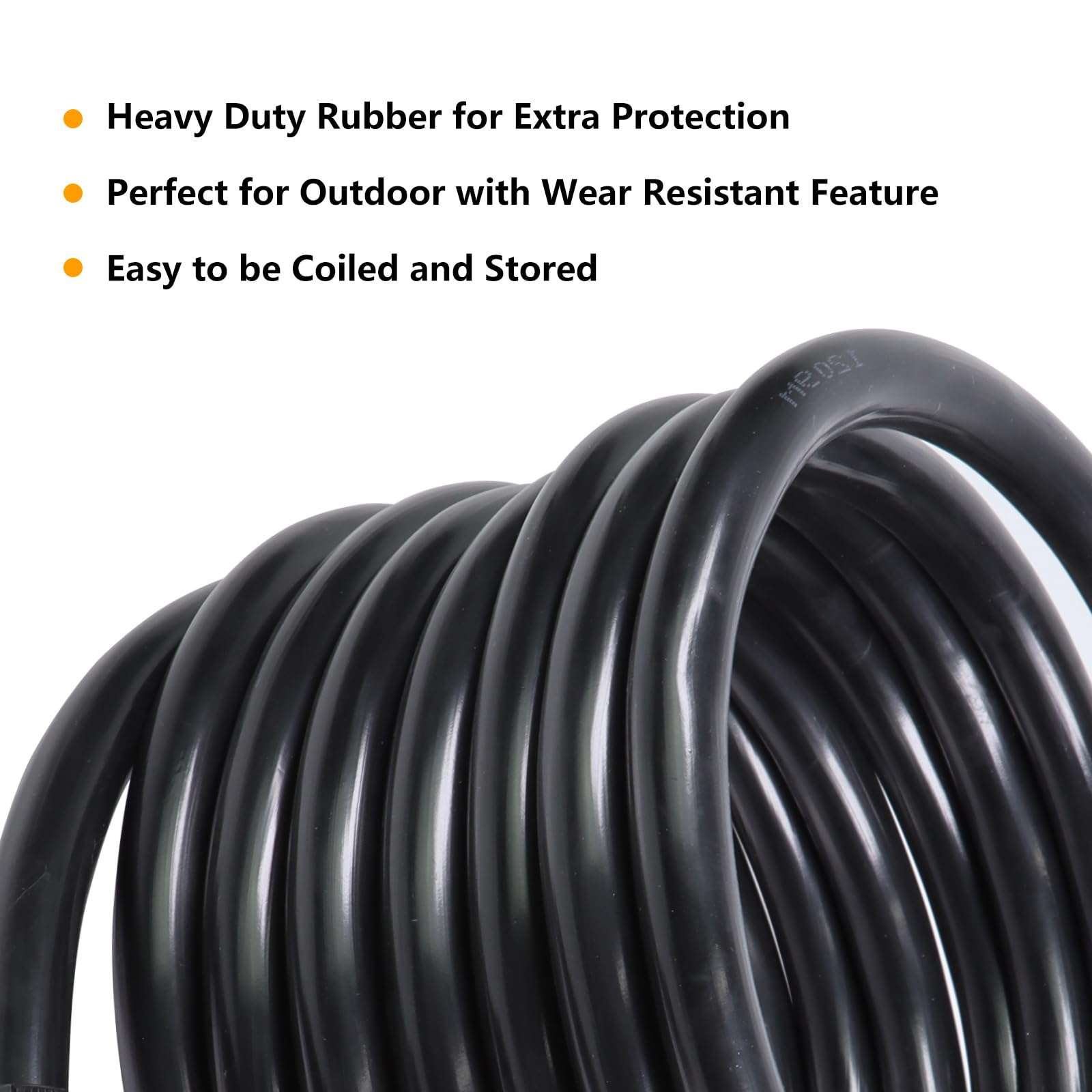 HBU True 4 Conductor Speakon Cable - Pro Speakon to Speakon Cables with NL4FC 4 Pole Audio Patch Cord - for Chuchero Cabinet Wire, 4 Conductors (25 Feet, 1 Pack) 5