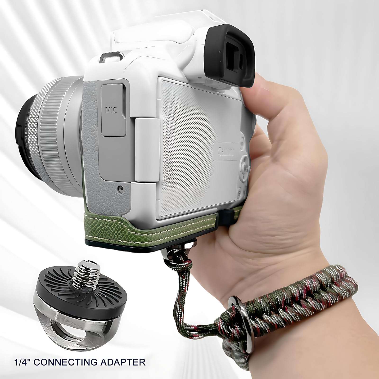 NKSRCP Camera Wrist Strap,Nylon Hand Wrist Straps Lanyard with A 1/4" Screw,for Insta360 Selfie Stick, Nikon Canon Sony Samsung Olympus Dslr Cameras, Smartphone Gimbal Stabilizer（Color） 5