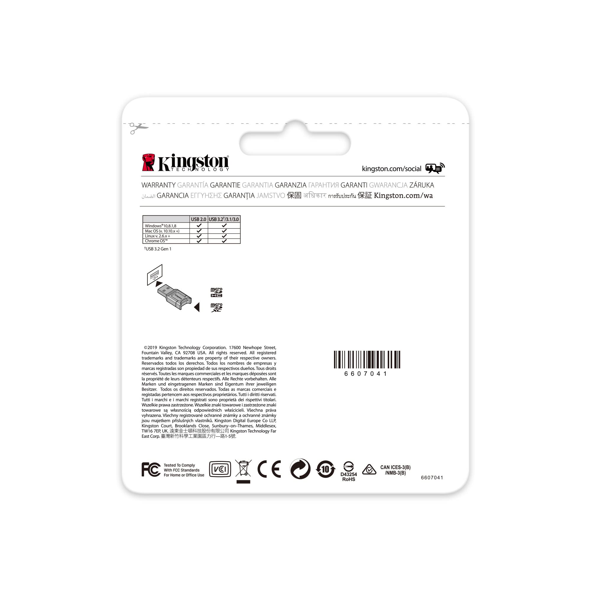 Kingston MobileLite Plus USB 3.2 microSDHC/SDXC UHS-II Card Reader (MLPM) 4