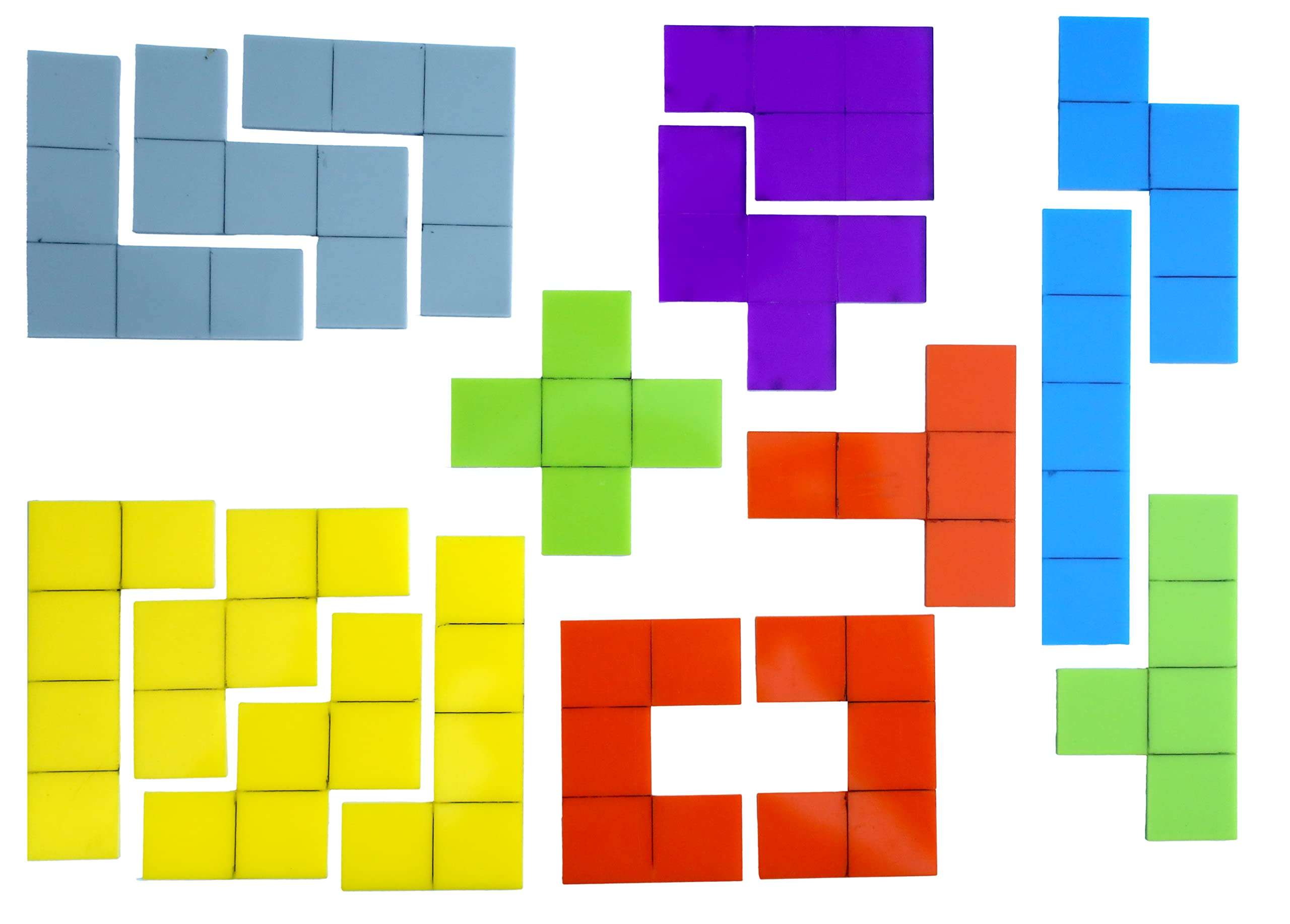 Mathworld Pentominoes Pattern Puzzle Game Tetris Kids Learning Activity kit for Hand on Activity Games 6 to 14 Years Old,72 Pieces 3