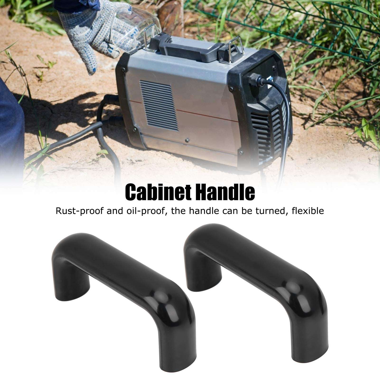 for Cold Storage Doors, Tool Boxes, Barn Door Handle, Drawer Hardware Metal Gate Handle, 6